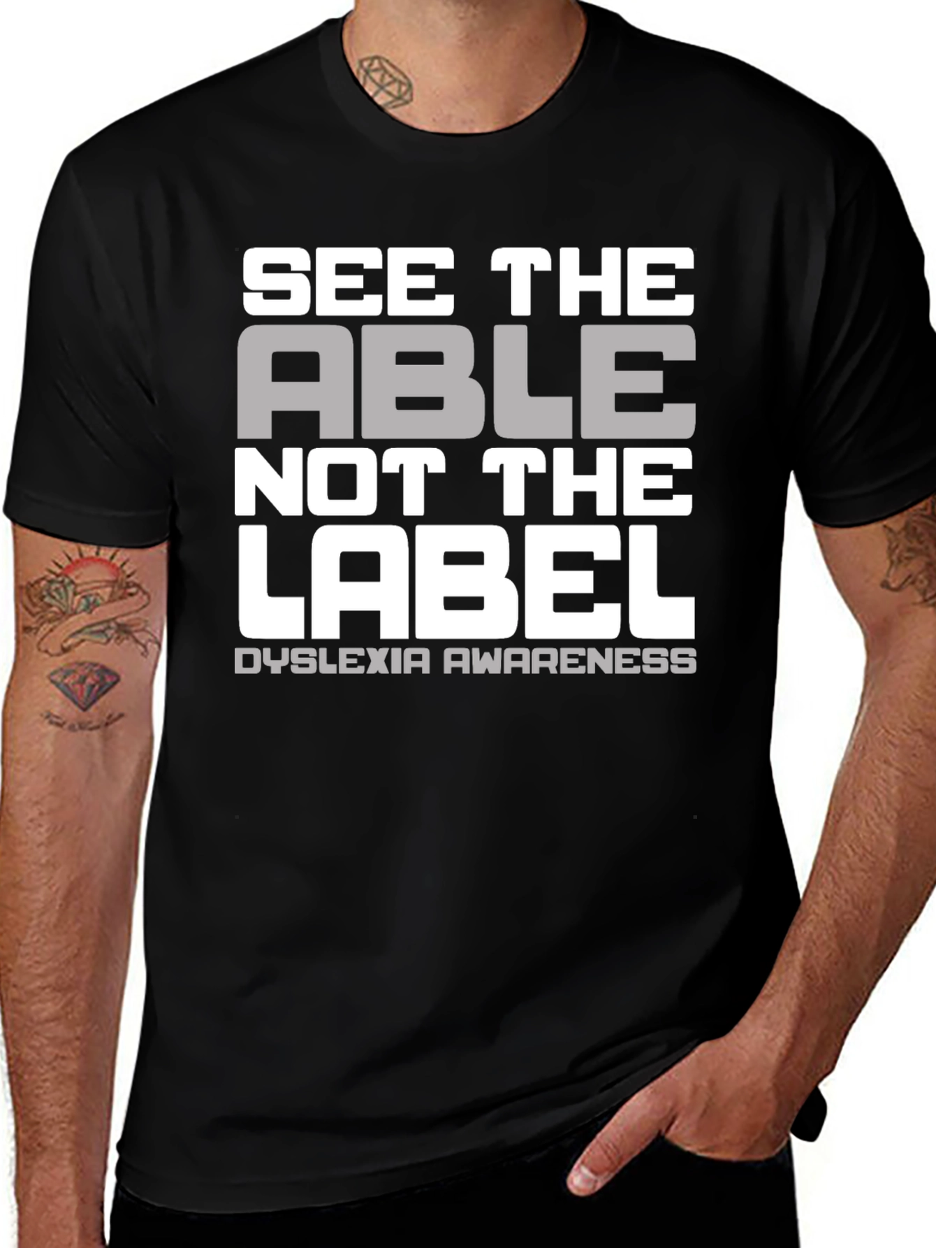 Dyslexia Awareness T-Shirt - See The Able