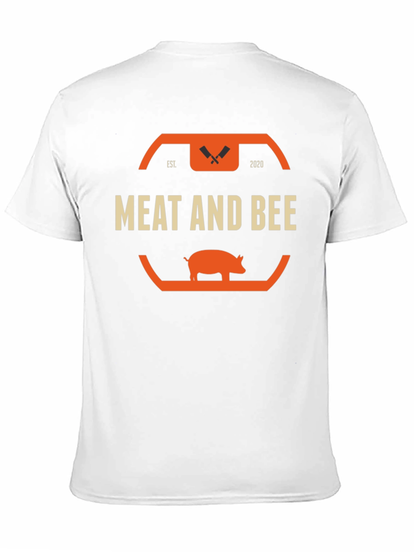 Meat and Bee Black Graphic T-Shirt