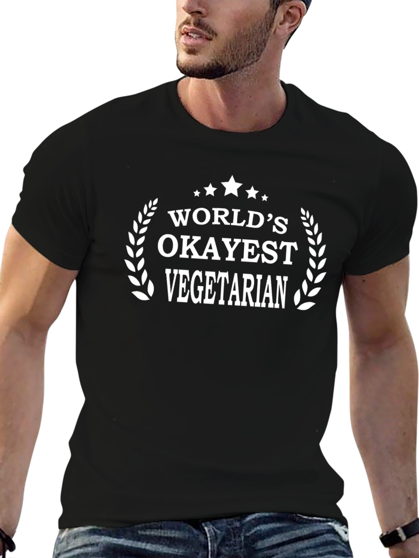 Worlds Okayest Vegetarian Graphic Tee
