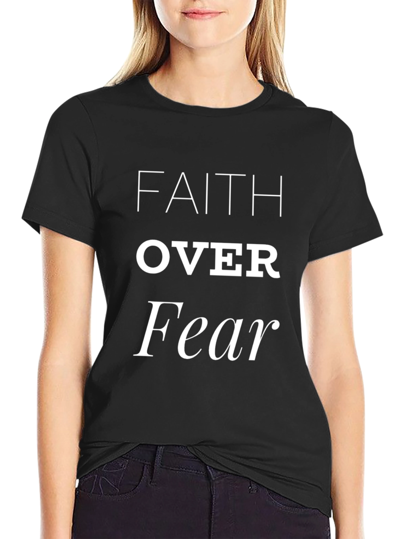 Faith Over Fear Graphic T-Shirt