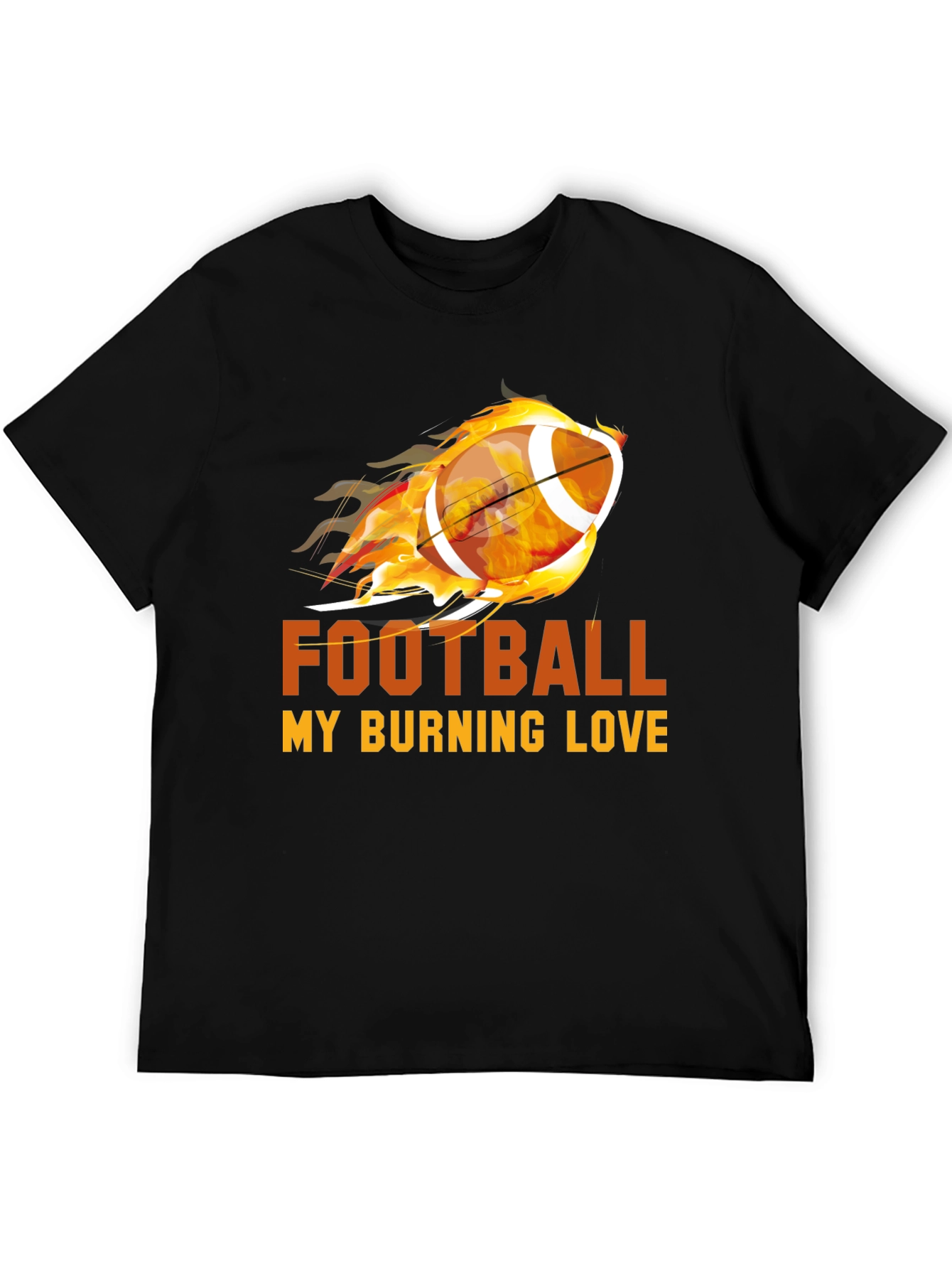 Football My Burning Love Graphic Tee