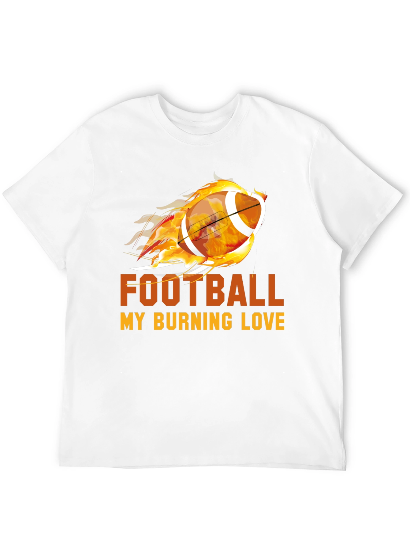 Football My Burning Love Graphic Tee