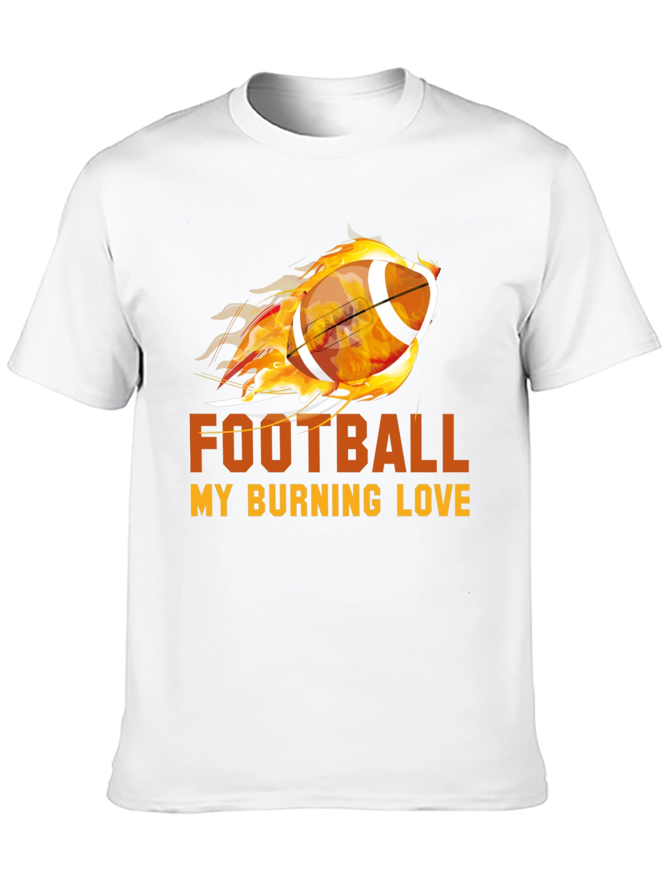 Football My Burning Love Graphic Tee