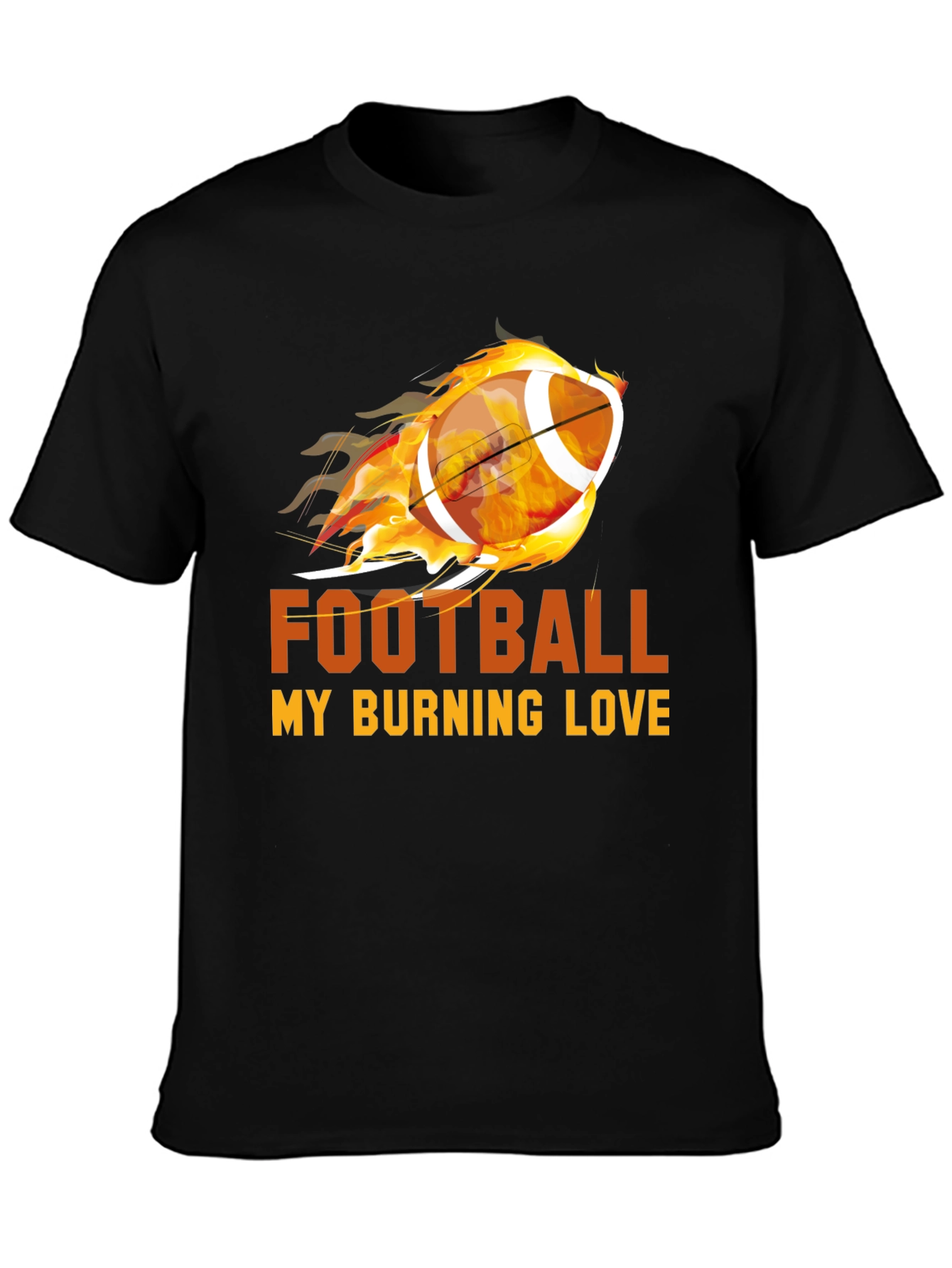 Football My Burning Love Graphic Tee