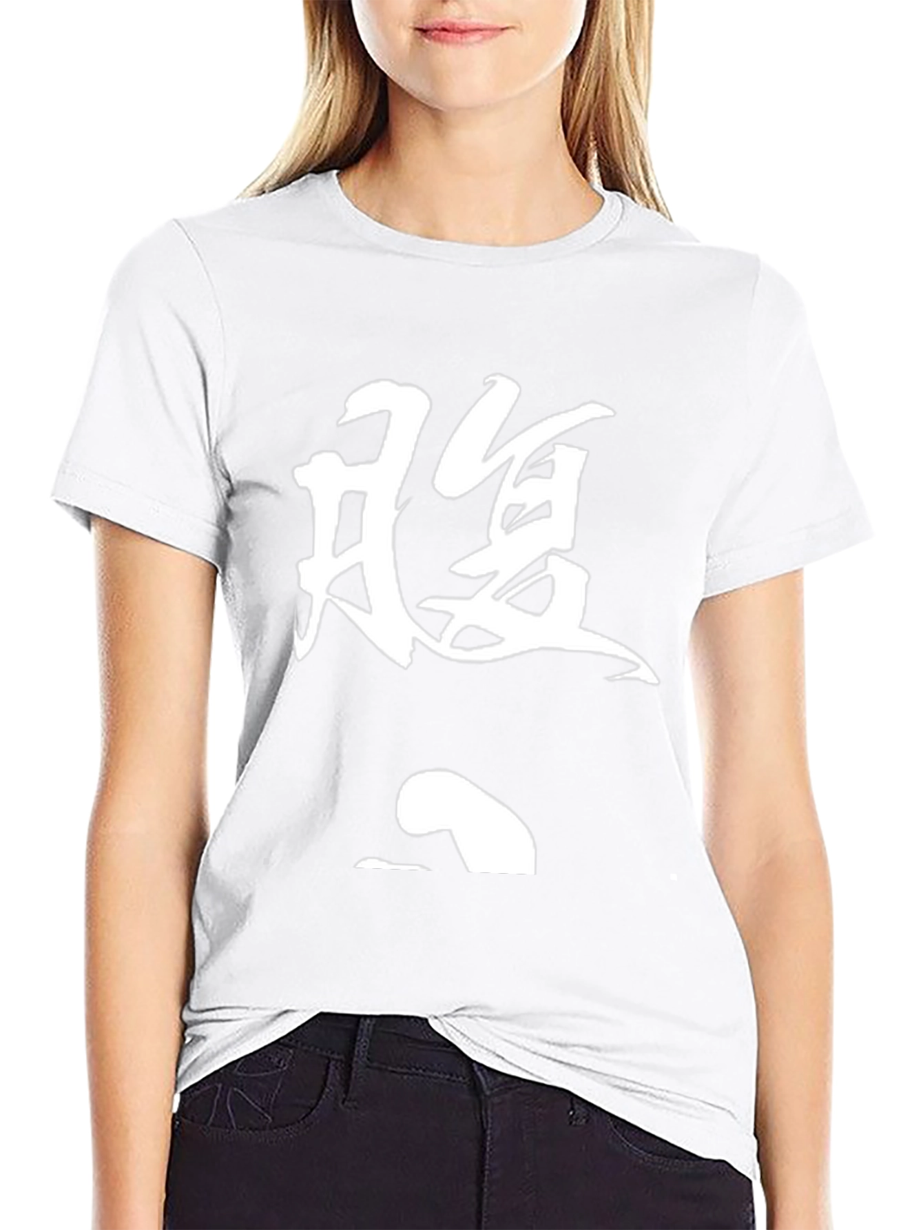Kanji Graphic T-Shirt - Black Casual Tee