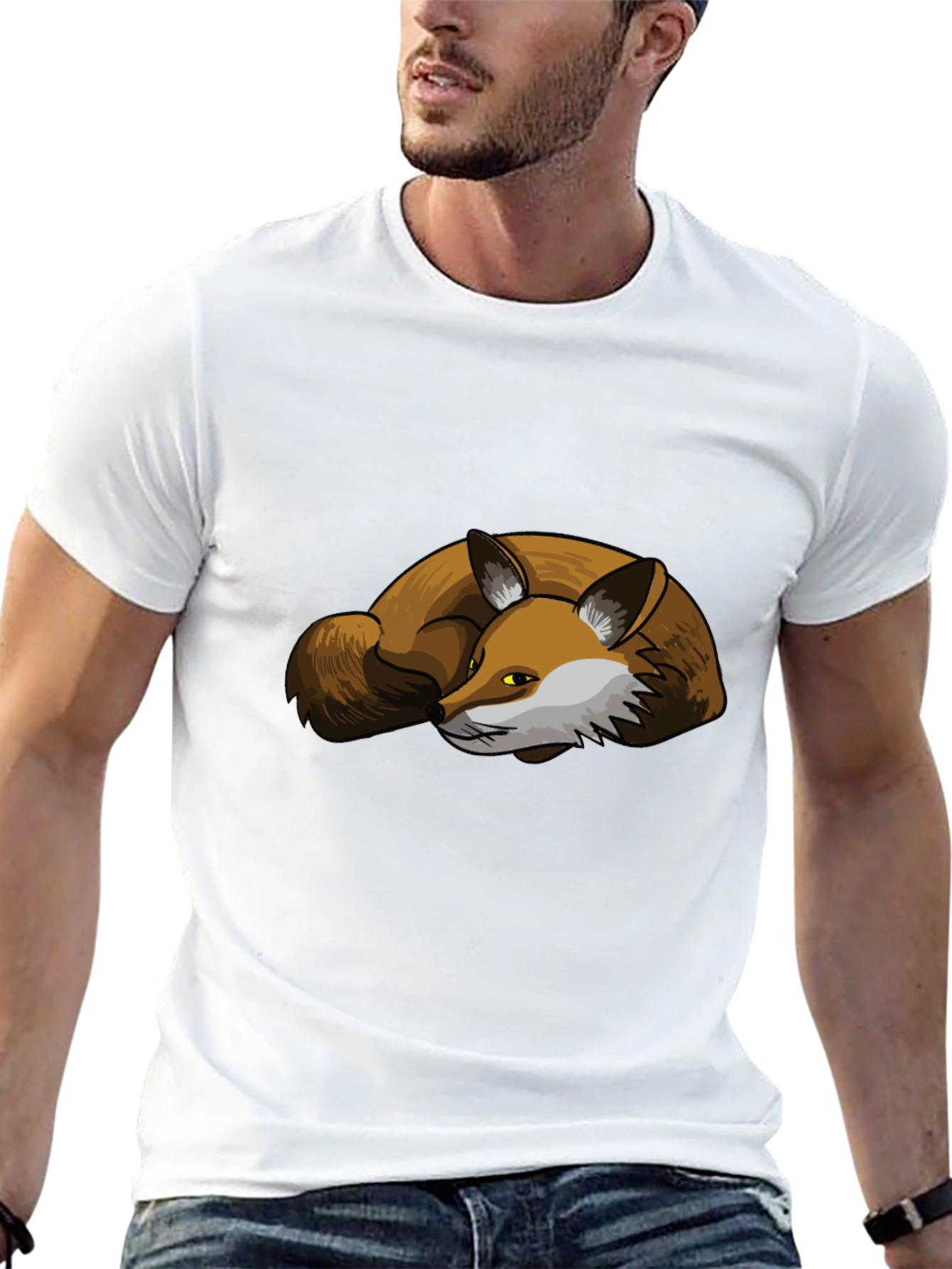 Fox Graphic Tee - Soft Cotton Blend