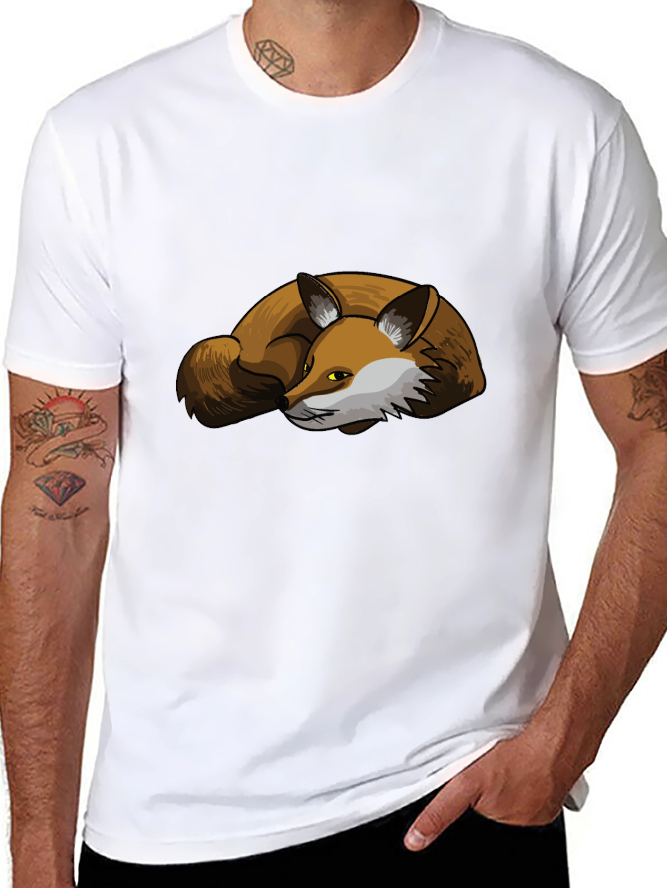 Fox Graphic Tee - Soft Cotton Blend