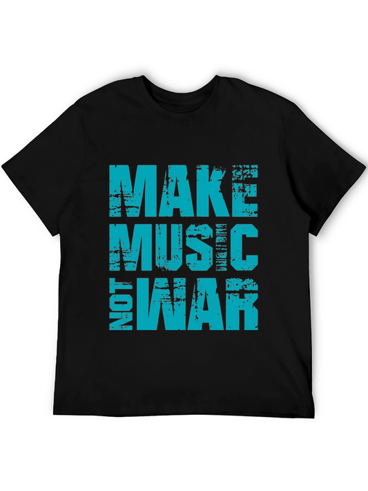 Make Music Not War Graphic T-Shirt