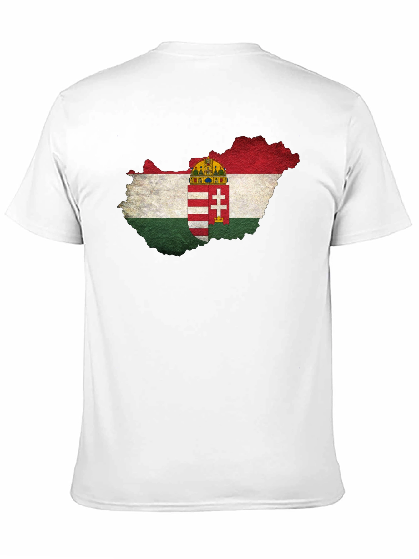Hungary Flag Map T-Shirt