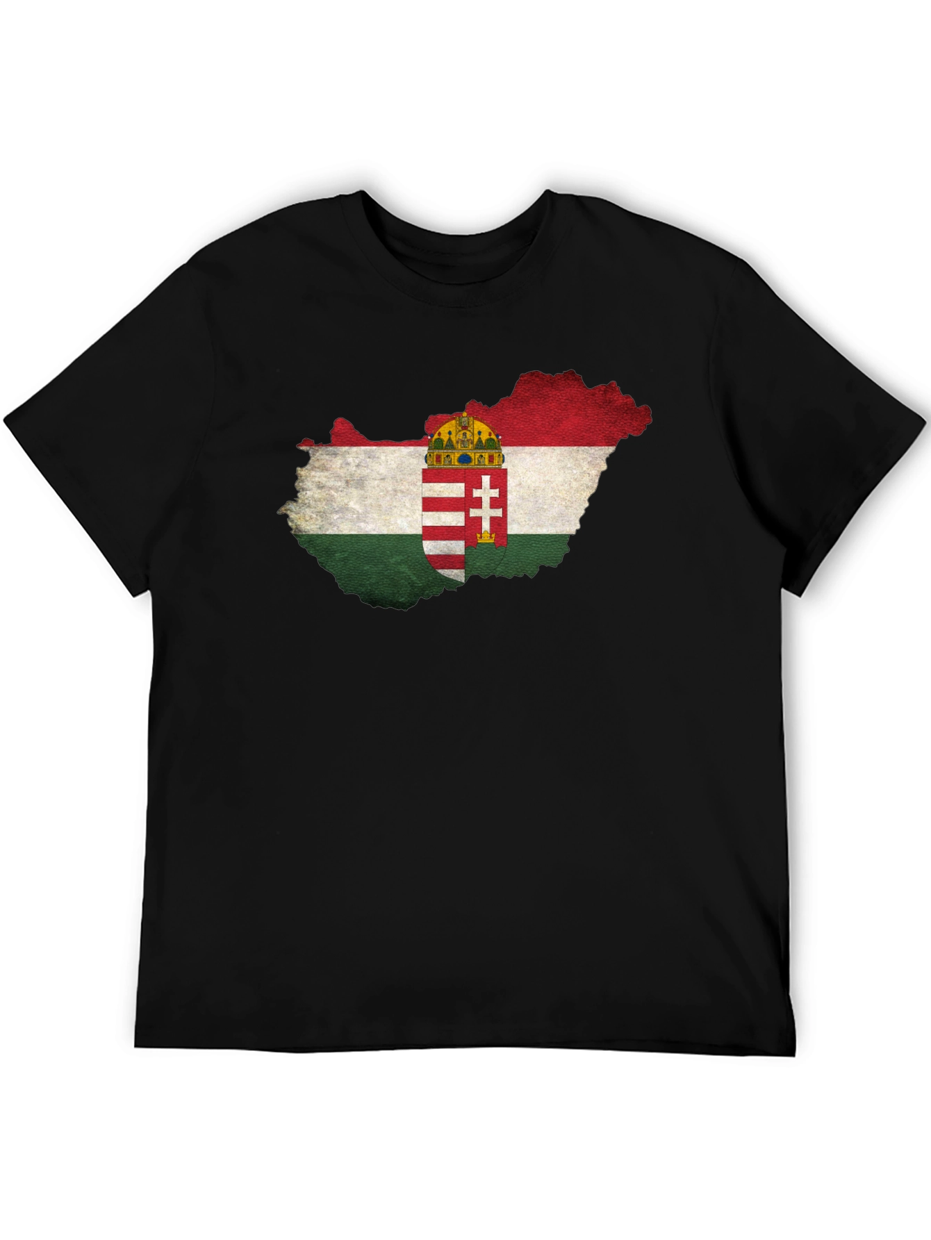 Hungary Flag Map T-Shirt