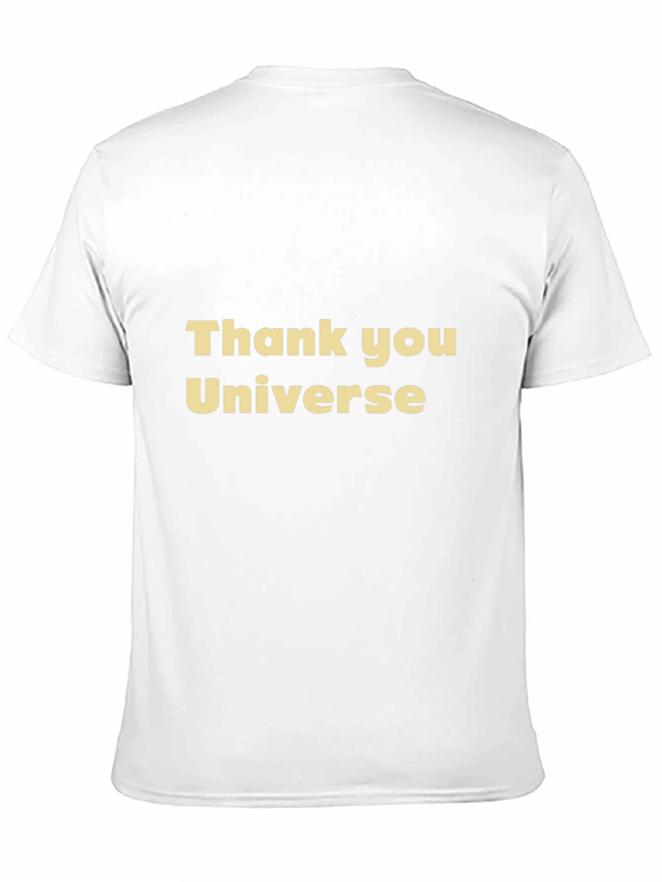 Thank You Universe Graphic Tee - Black Casual T-Shirt