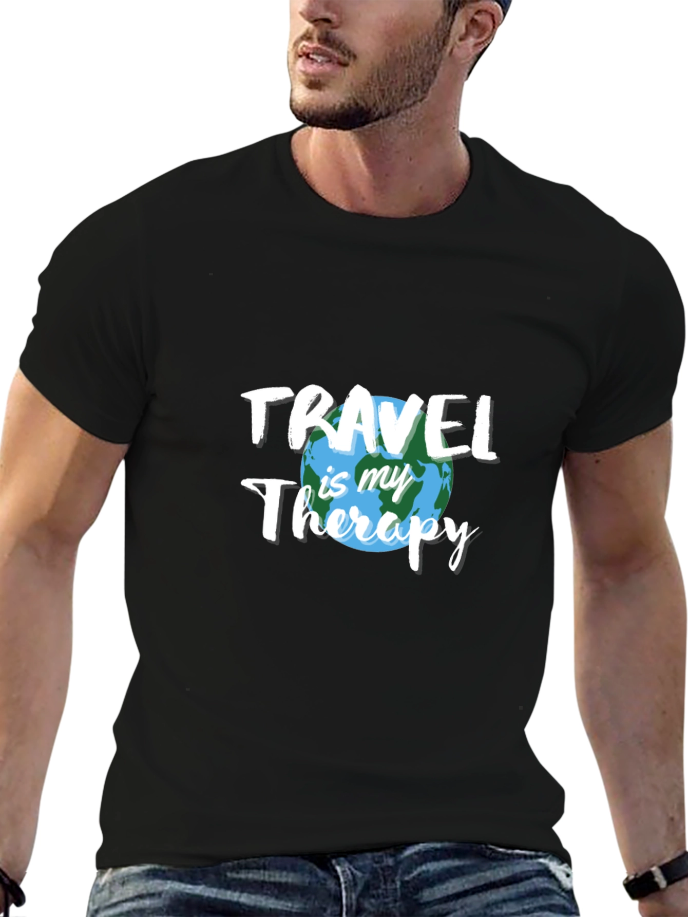 Travel is My Therapy Graphic Tee