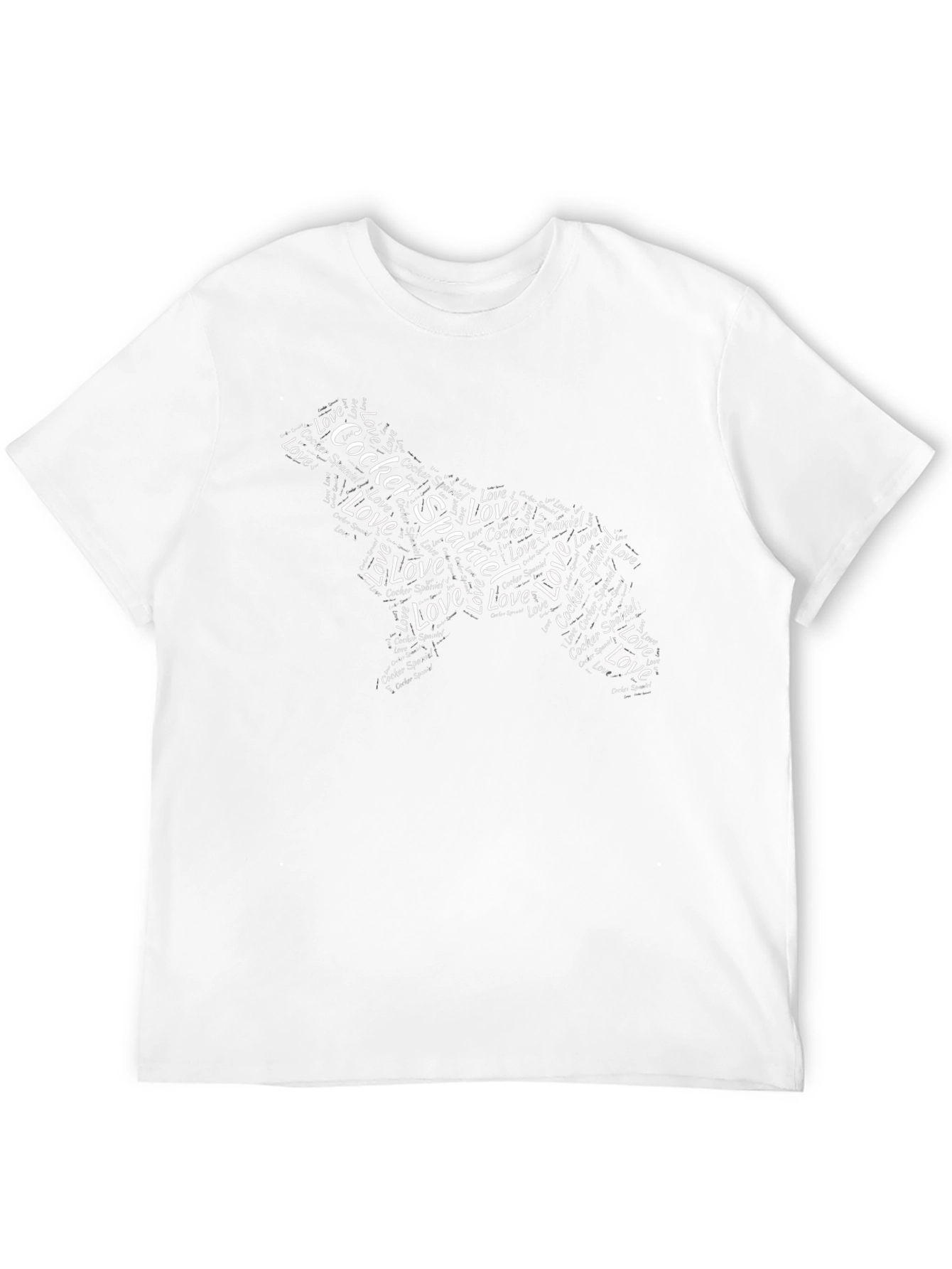 Cocker Spaniel Dog Love Graphic T-Shirt