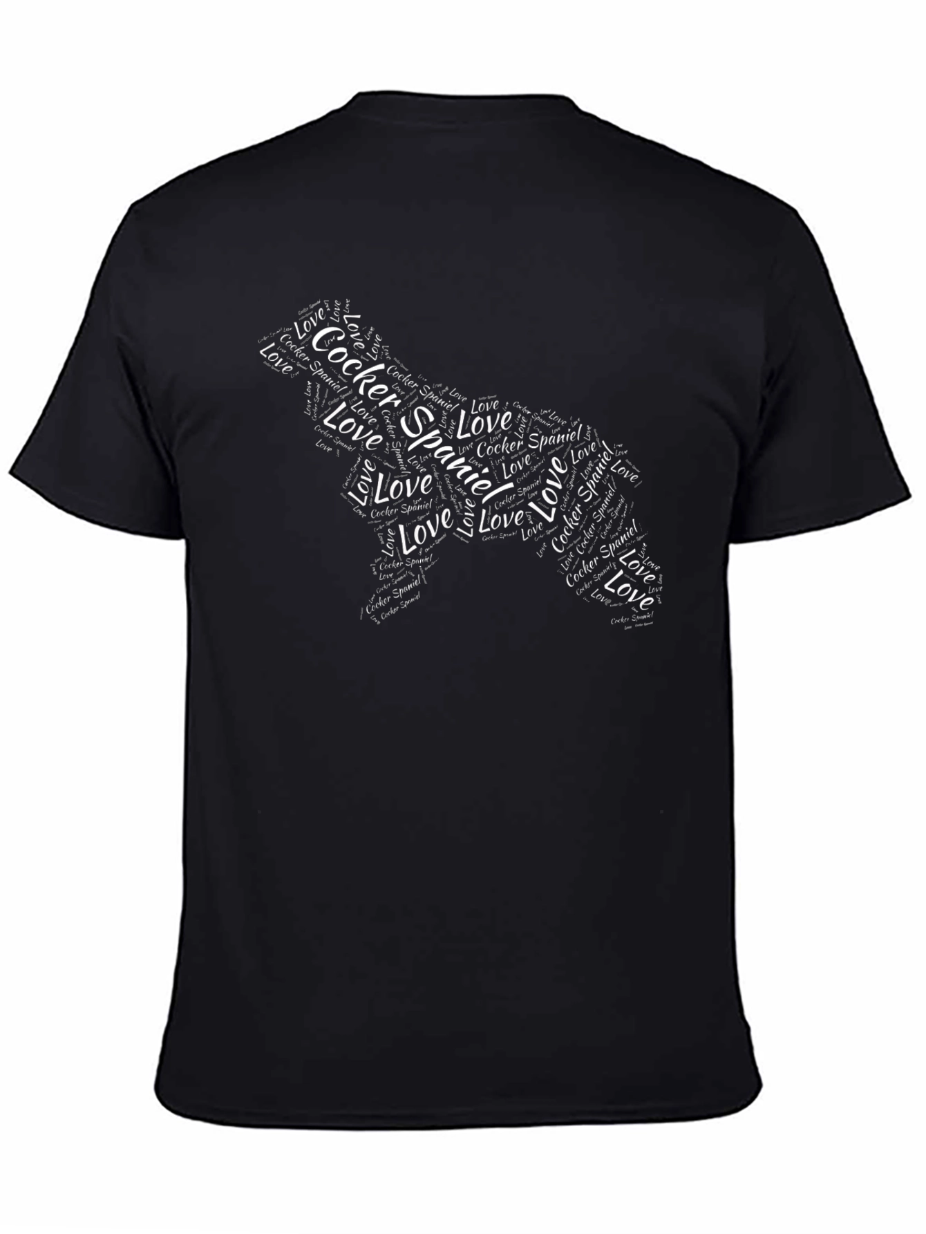 Cocker Spaniel Dog Love Graphic T-Shirt