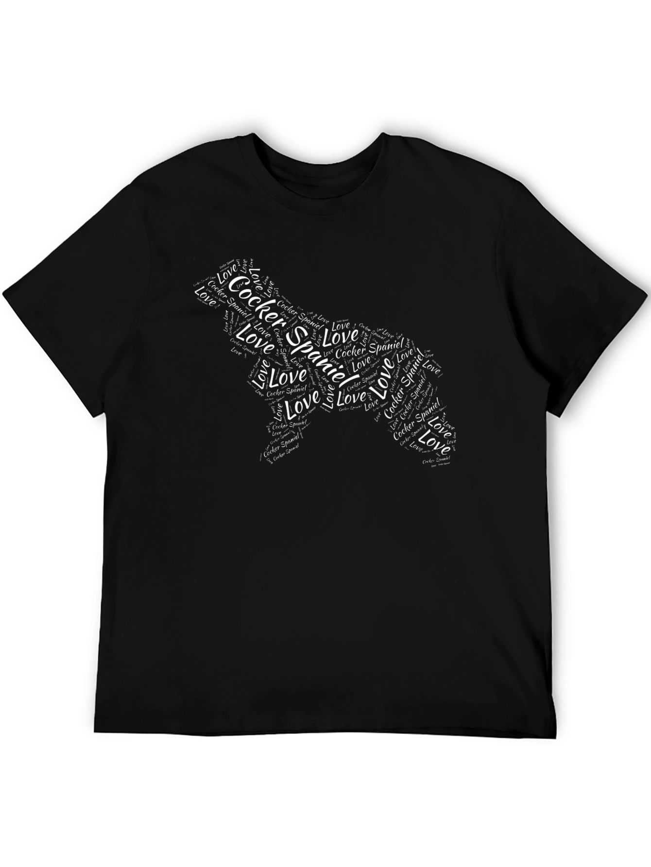 Cocker Spaniel Dog Love Graphic T-Shirt