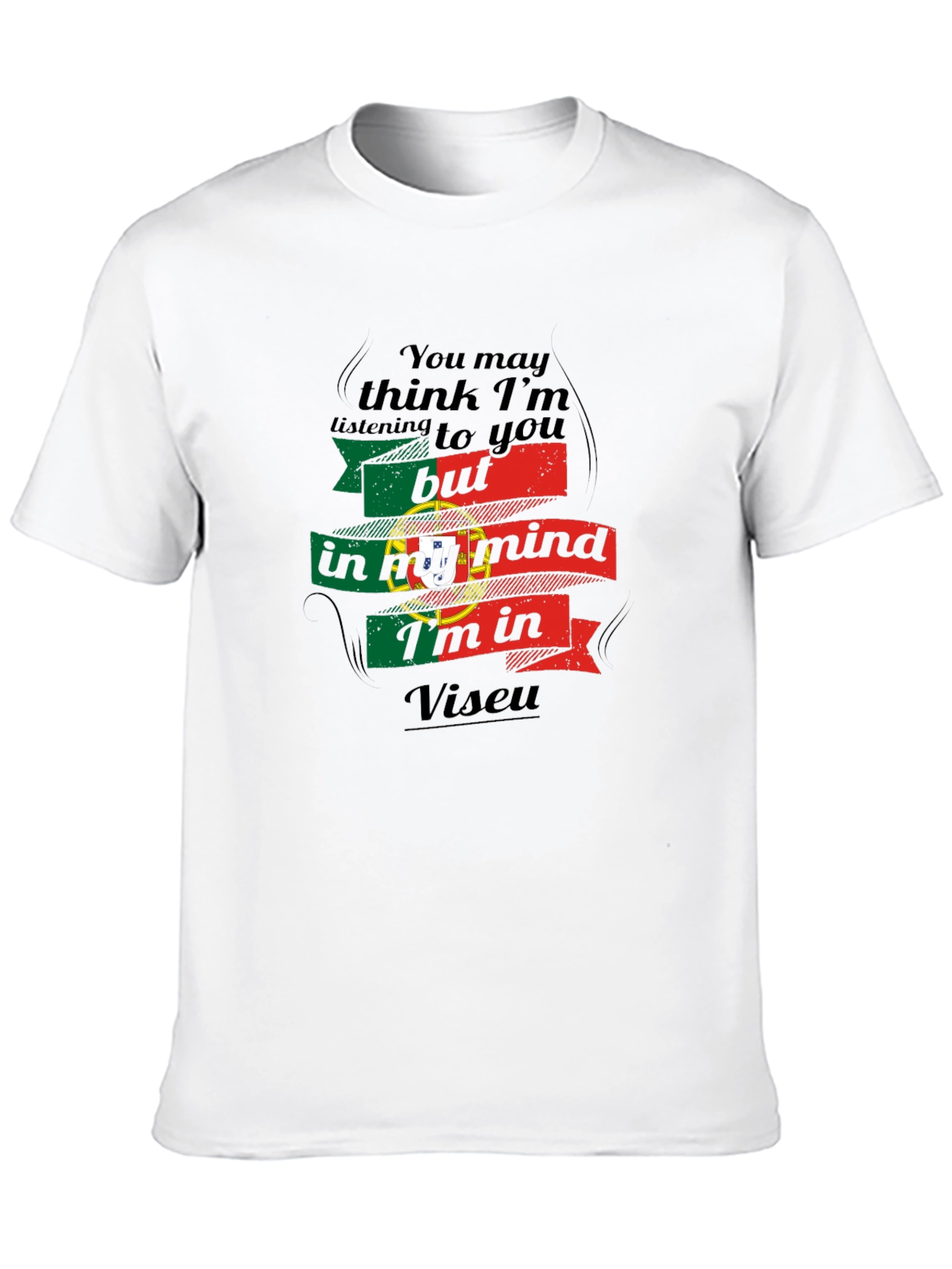 Viseu Portugal Mind T-Shirt - Novelty Vacation Tee