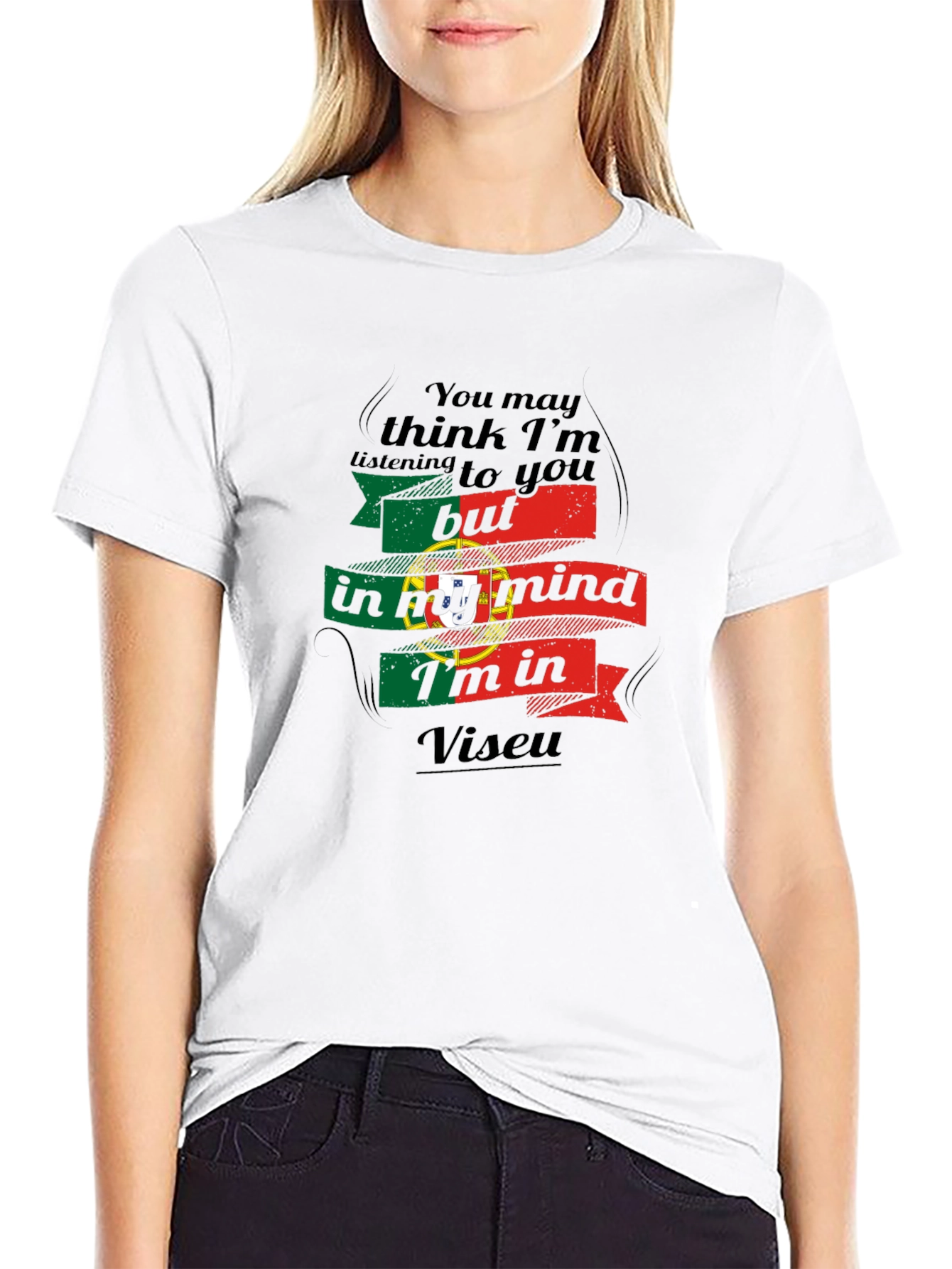 Viseu Portugal Mind T-Shirt - Novelty Vacation Tee