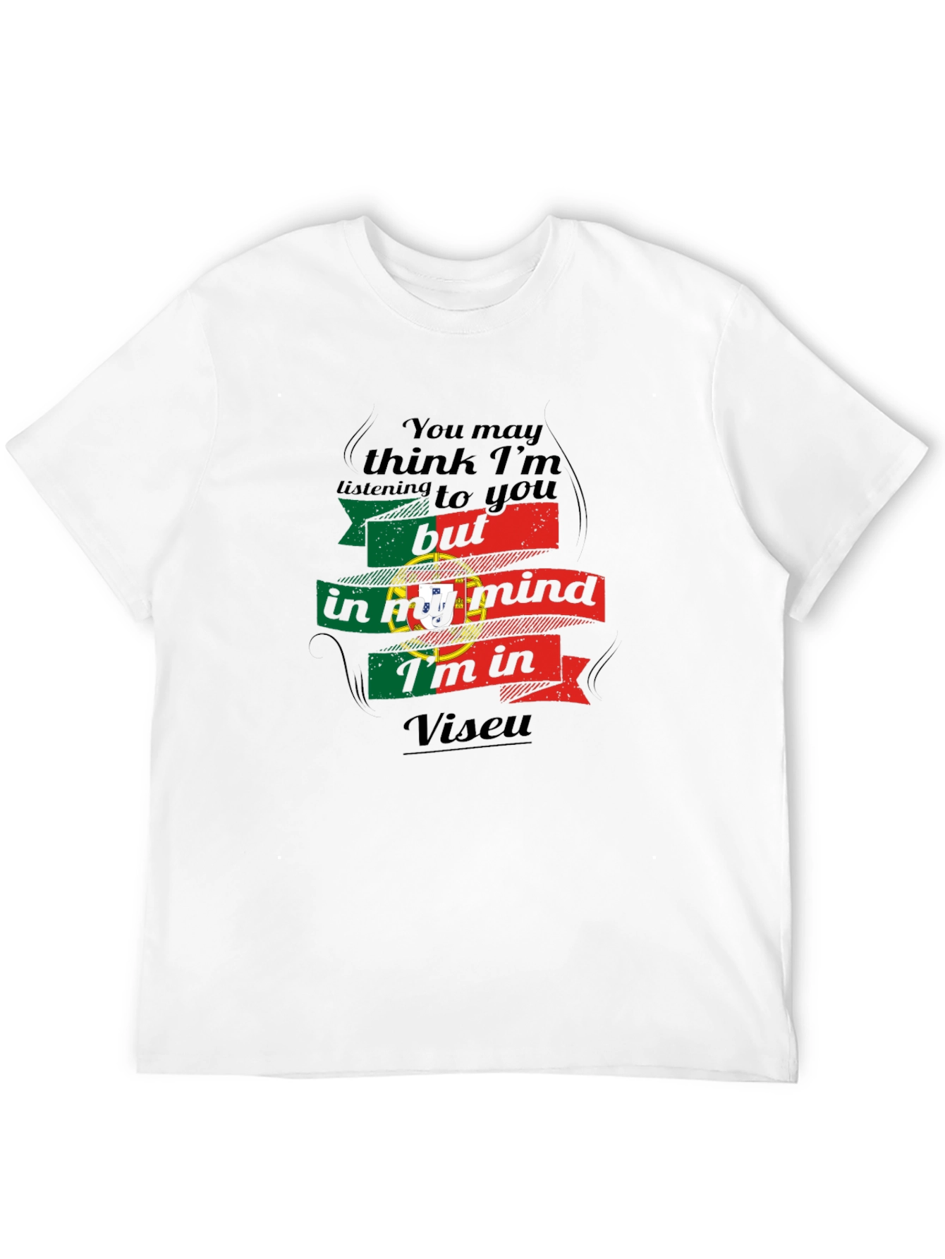 Viseu Portugal Mind T-Shirt - Novelty Vacation Tee