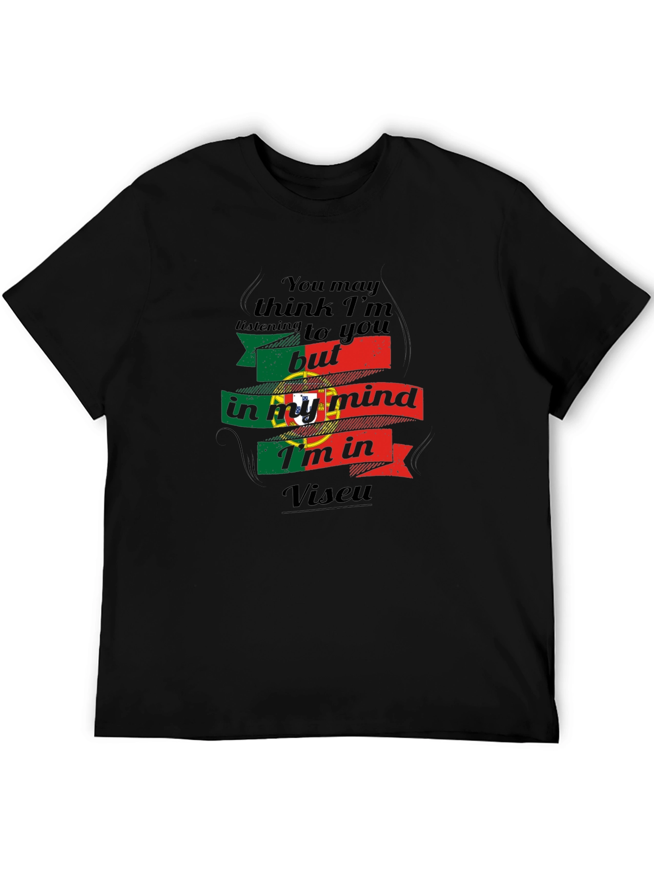 Viseu Portugal Mind T-Shirt - Novelty Vacation Tee