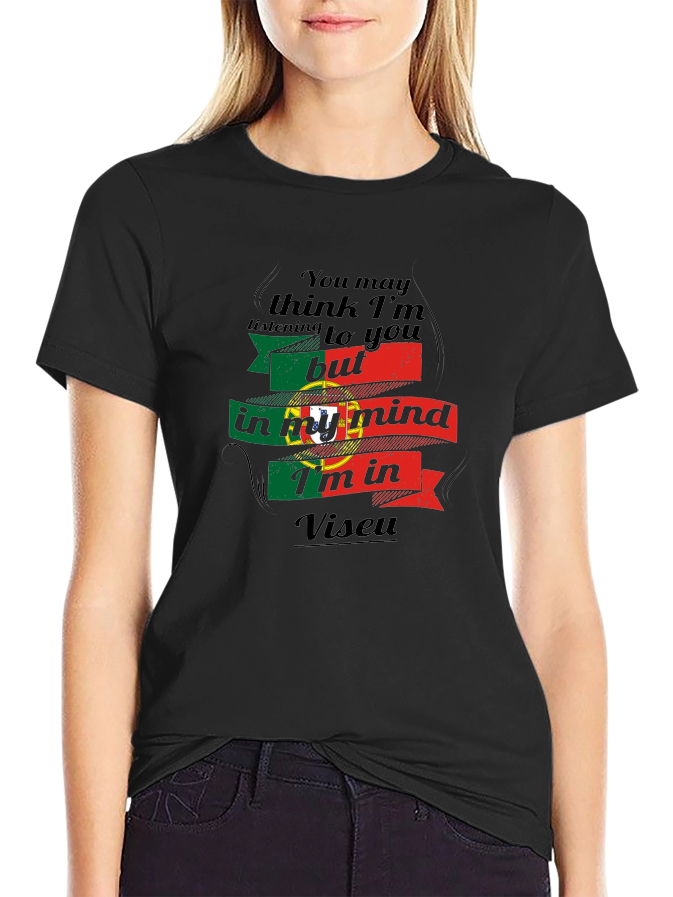Viseu Portugal Mind T-Shirt - Novelty Vacation Tee