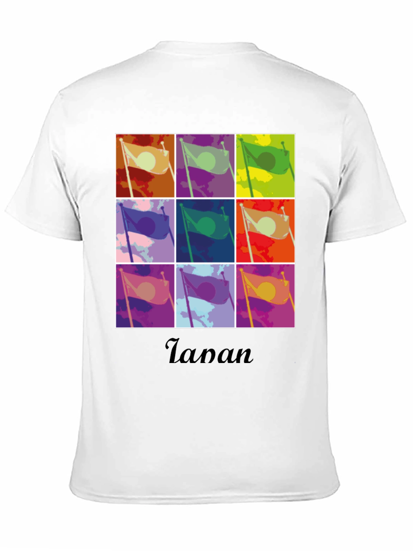 Japan Flag Pop Art Graphic Tee - Unisex