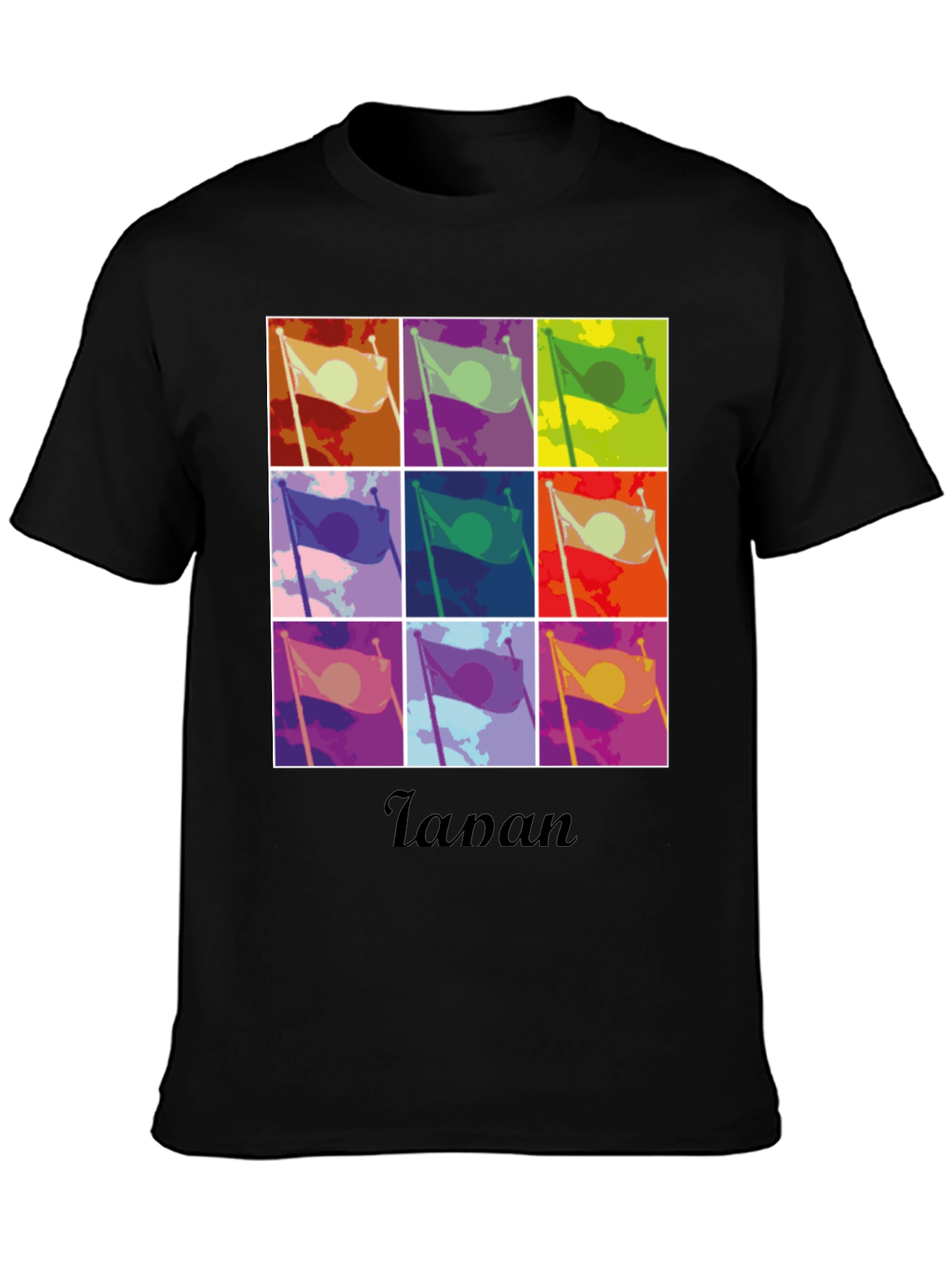 Japan Flag Pop Art Graphic Tee - Unisex
