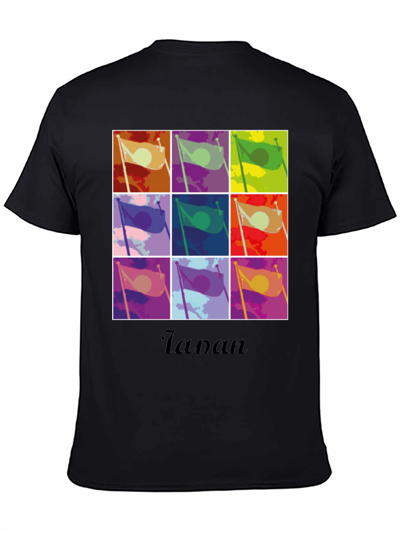 Japan Flag Pop Art Graphic Tee - Unisex