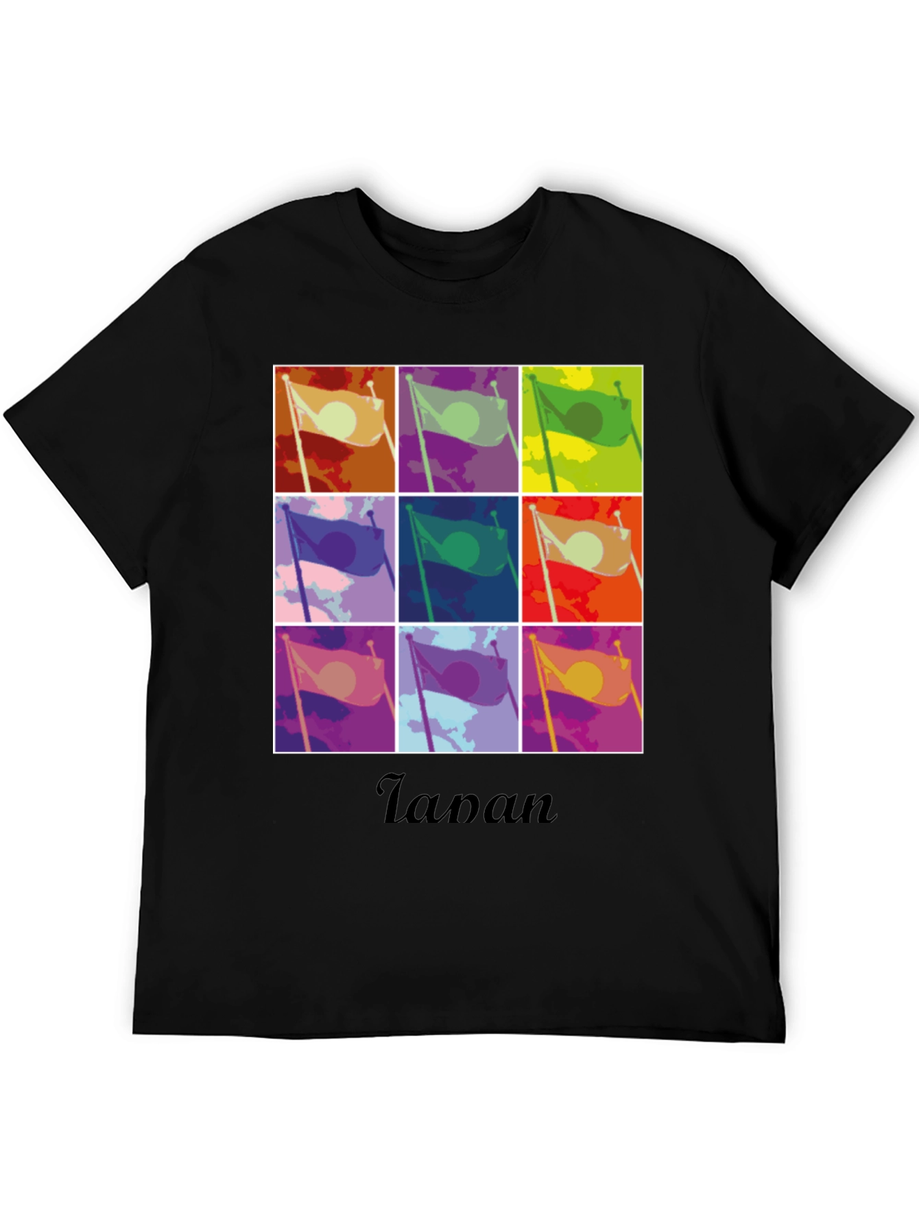 Japan Flag Pop Art Graphic Tee - Unisex