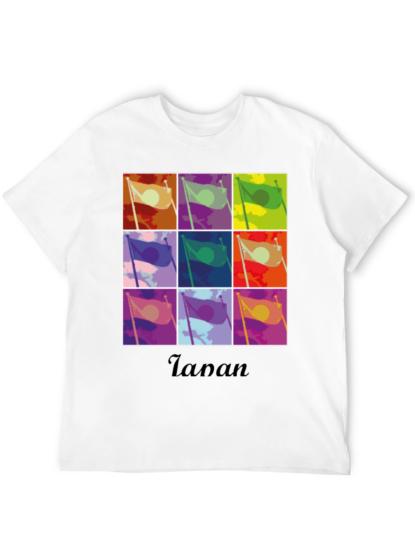 Japan Flag Pop Art Graphic Tee - Unisex