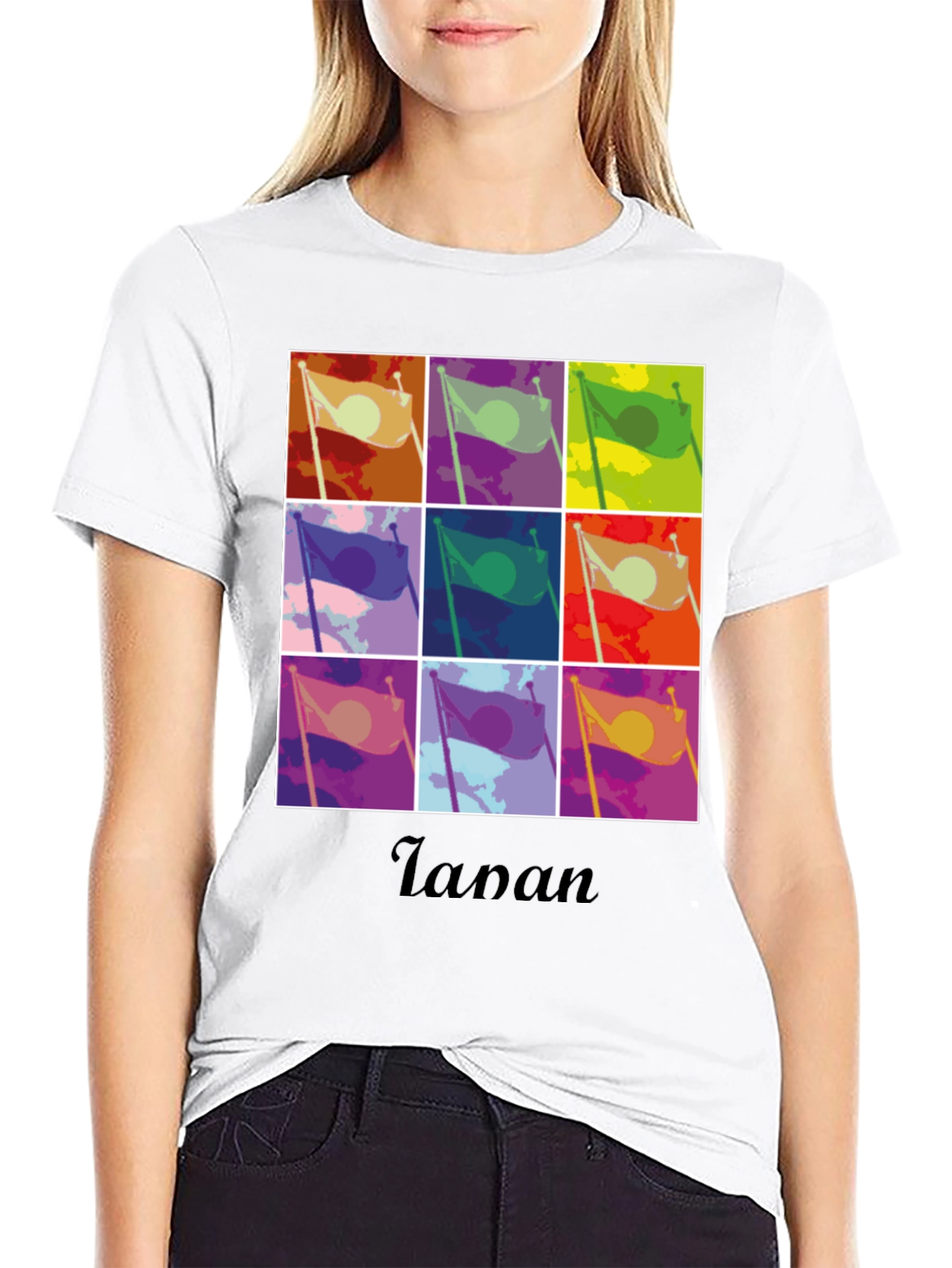 Japan Flag Pop Art Graphic Tee - Unisex