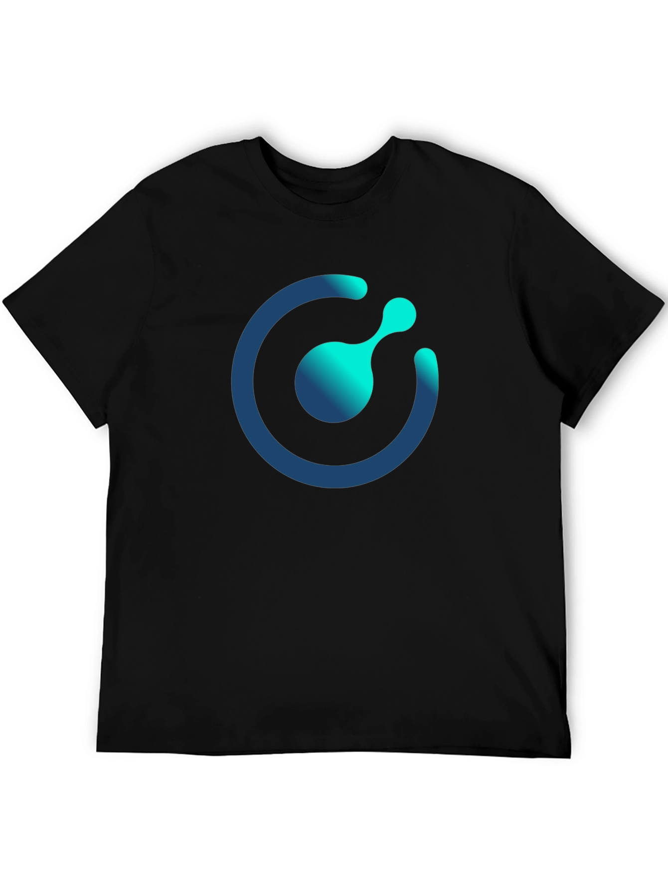 Tech Circle Graphic Black T-Shirt