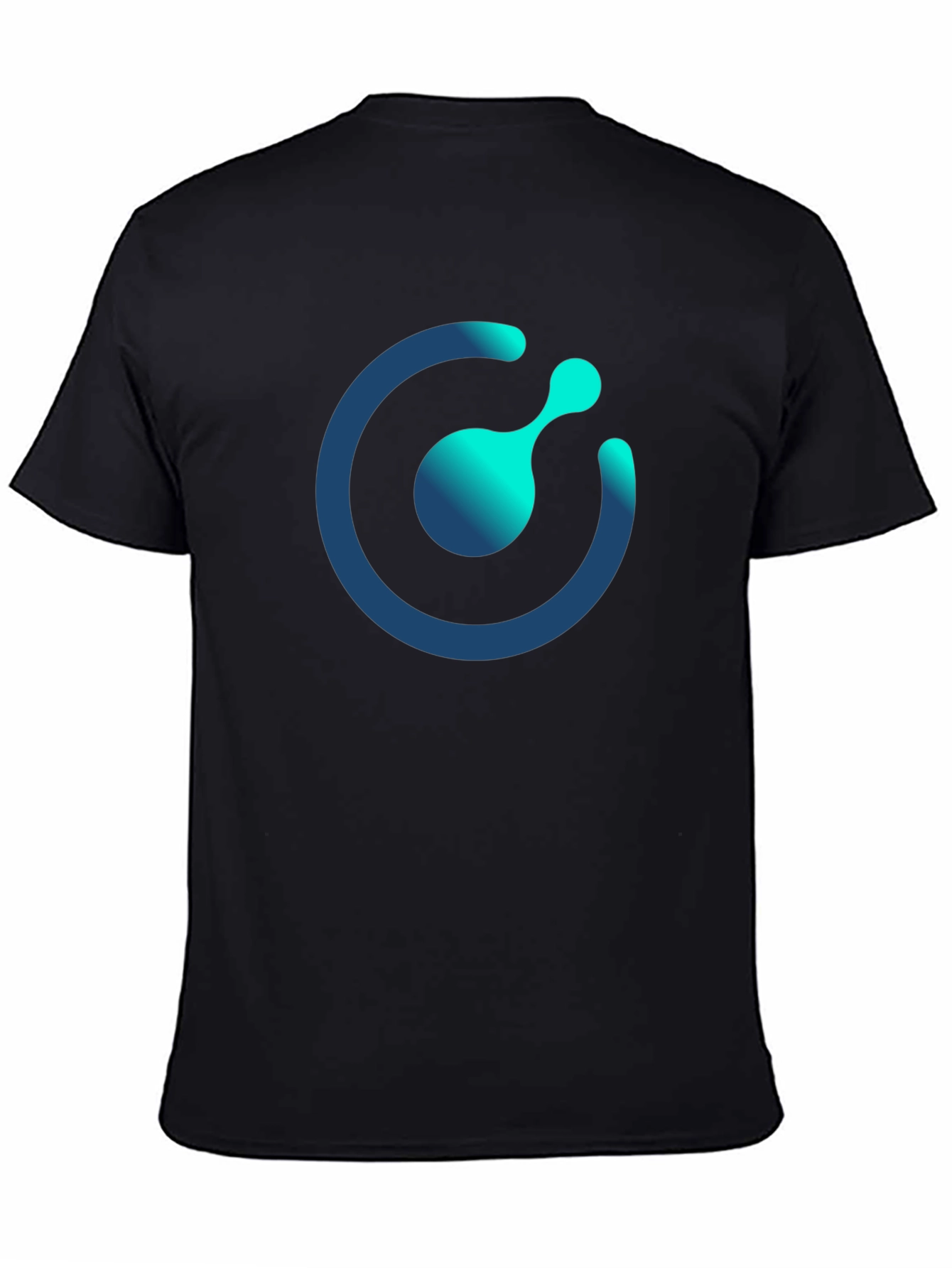 Tech Circle Graphic Black T-Shirt