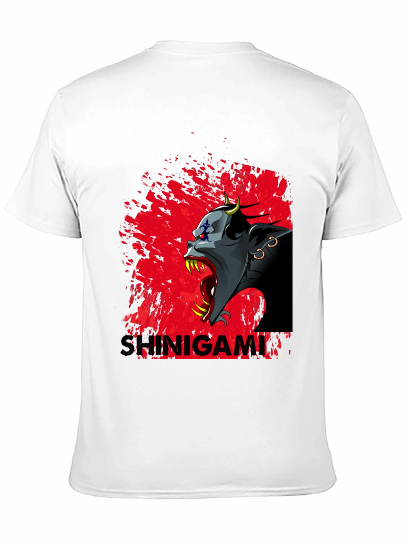 Shinigami Graphic Tee - Dark Anime Design