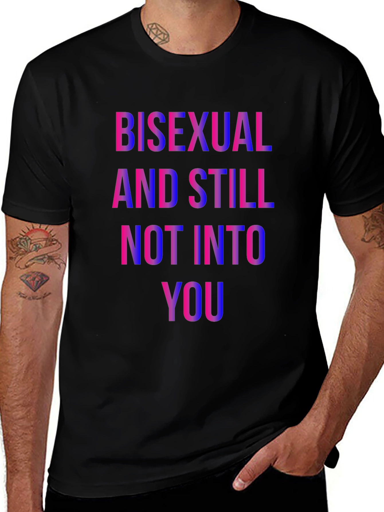 Bisexual Pride T-Shirt - Funny LGBT Graphic Tee