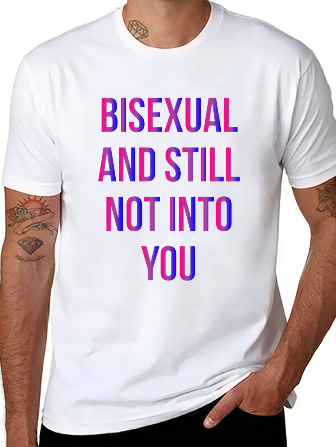 Bisexual Pride T-Shirt - Funny LGBT Graphic Tee
