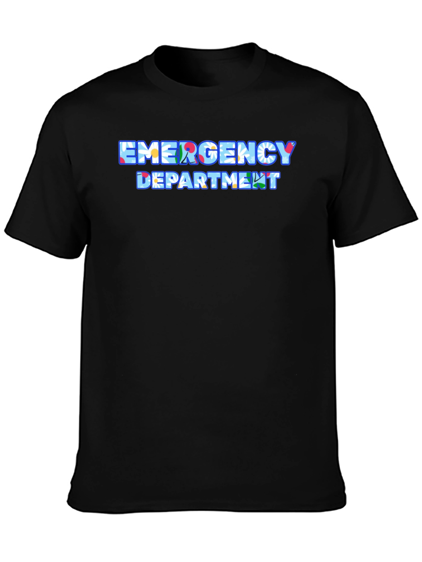 Emergency Department Floral T-Shirt