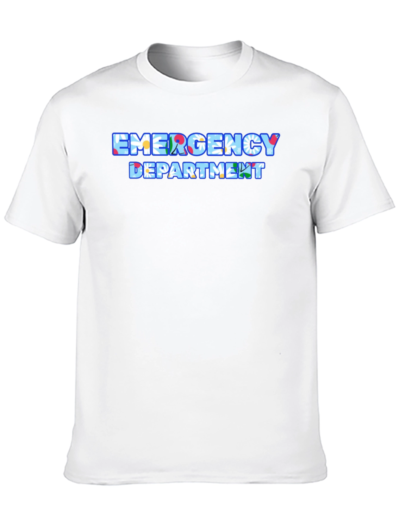 Emergency Department Floral T-Shirt