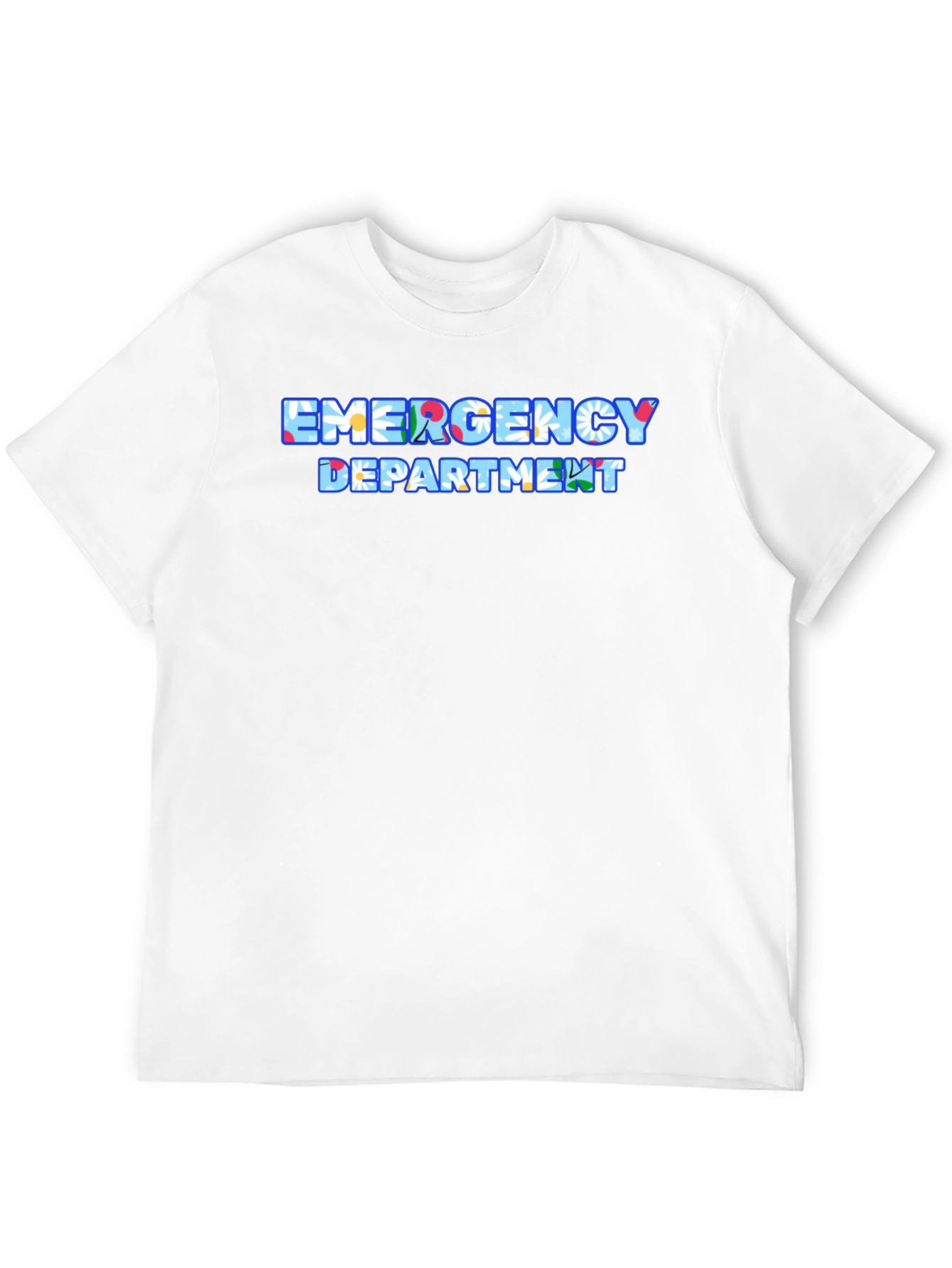 Emergency Department Floral T-Shirt