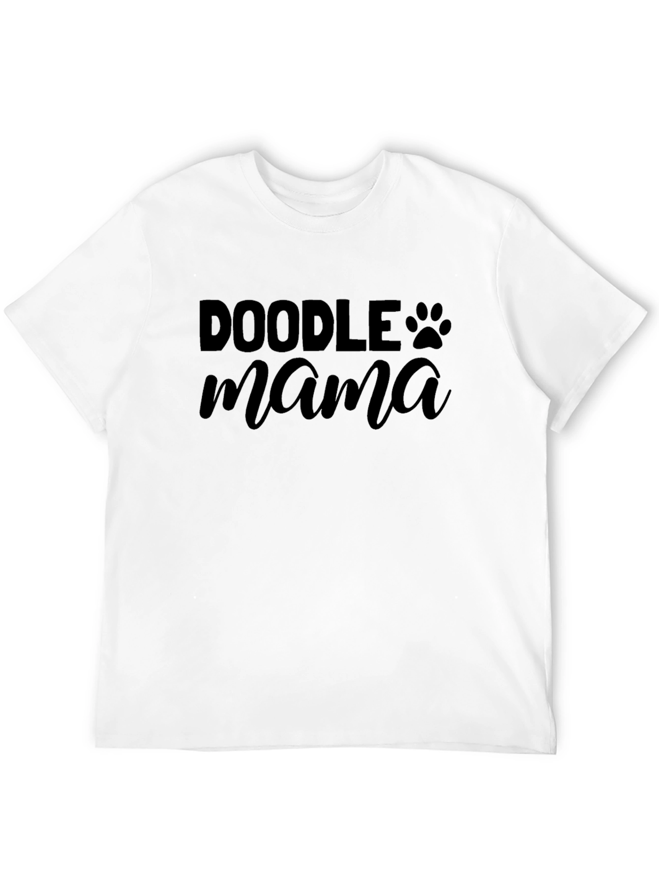 Doodle Mama Black T-Shirt - Dog Lover Tee
