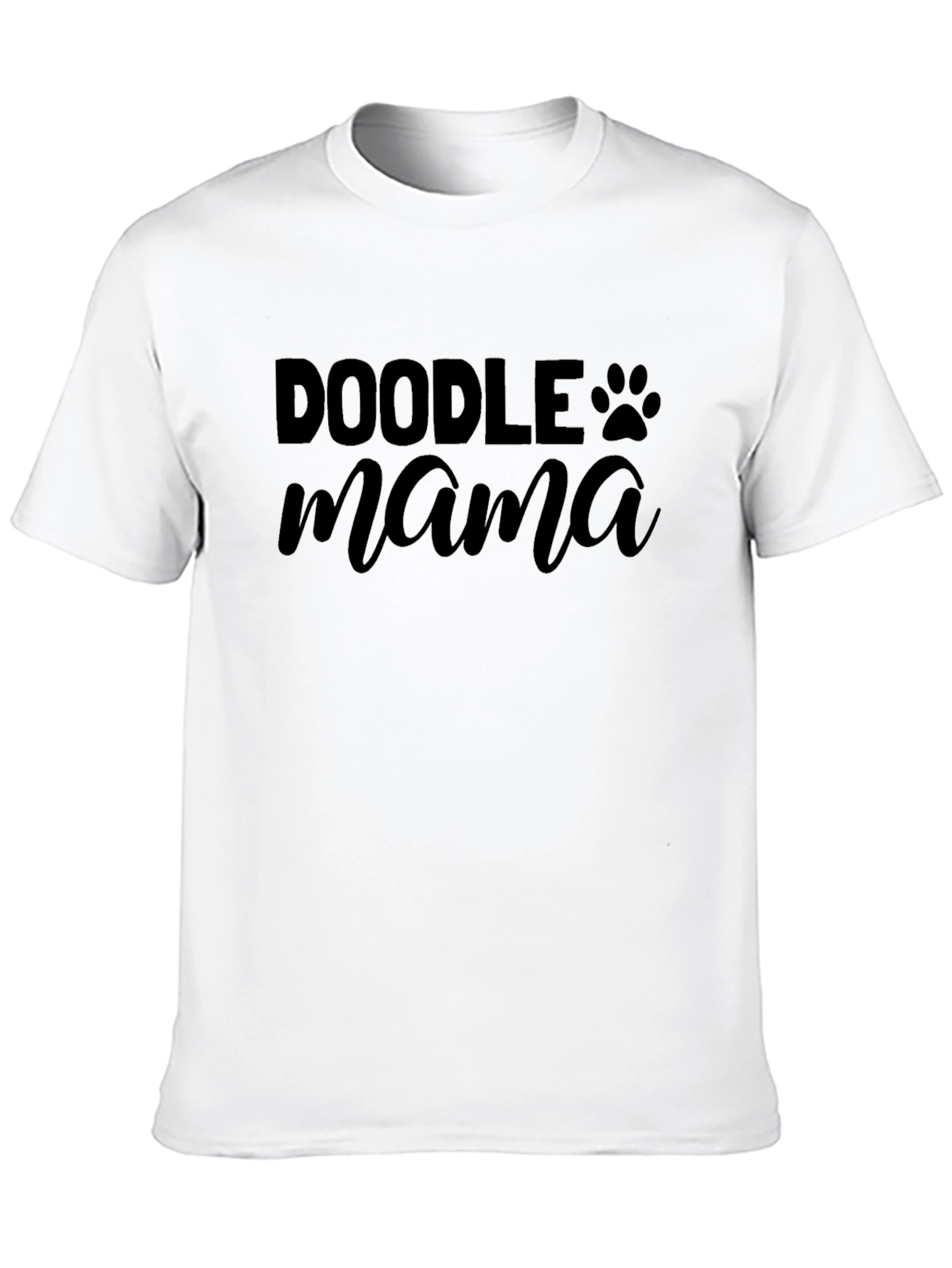 Doodle Mama Black T-Shirt - Dog Lover Tee