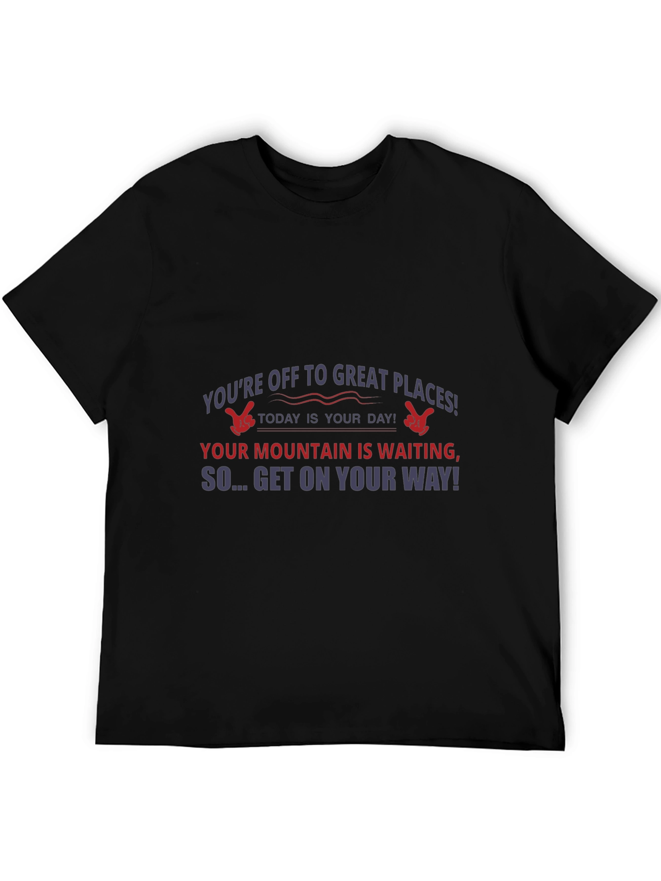 Motivational T-Shirt: Great Places Await You!