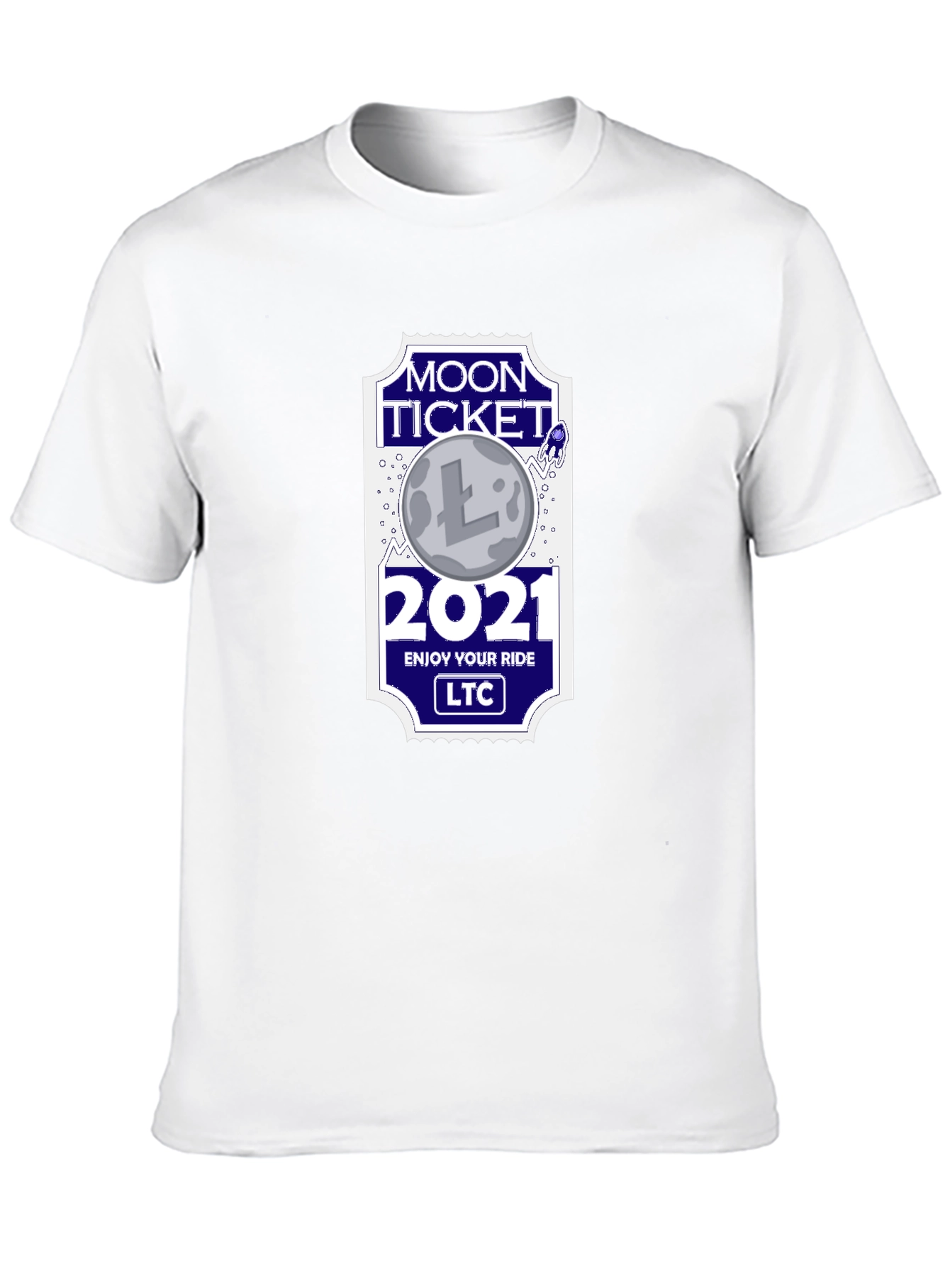 Moon Ticket 2021 LTC Black T-Shirt