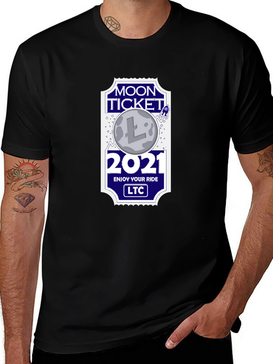 Moon Ticket 2021 LTC Black T-Shirt