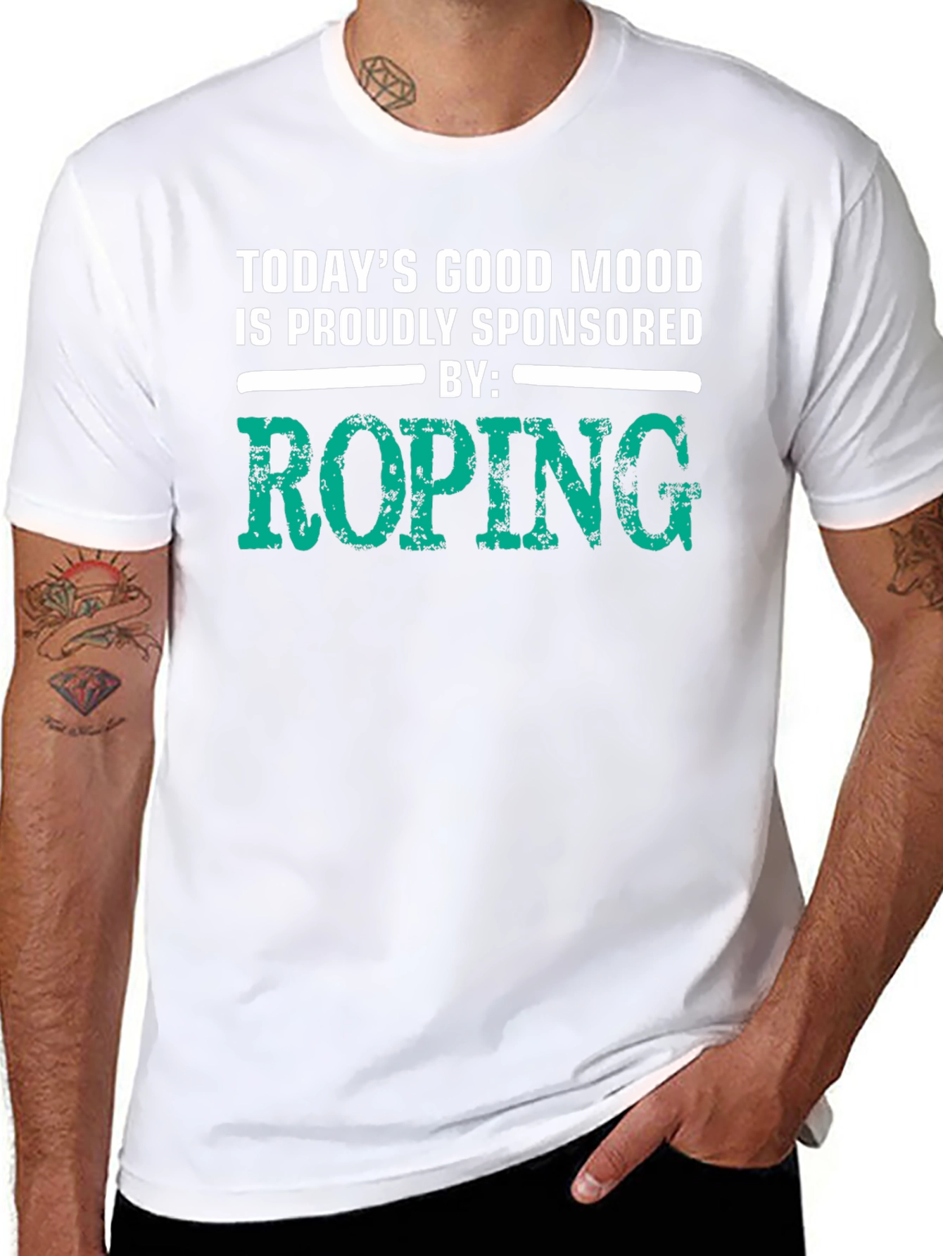 Roping Sponsored T-Shirt: Good Mood Tee