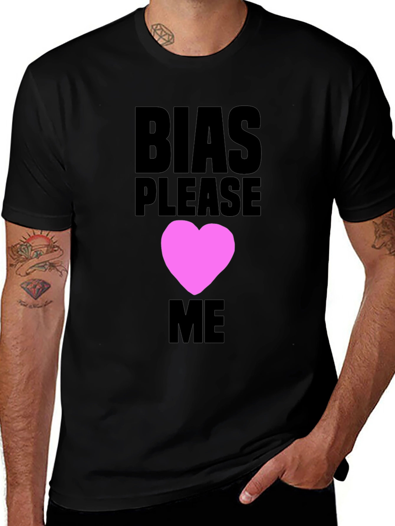Bias Please Love Me Graphic Tee