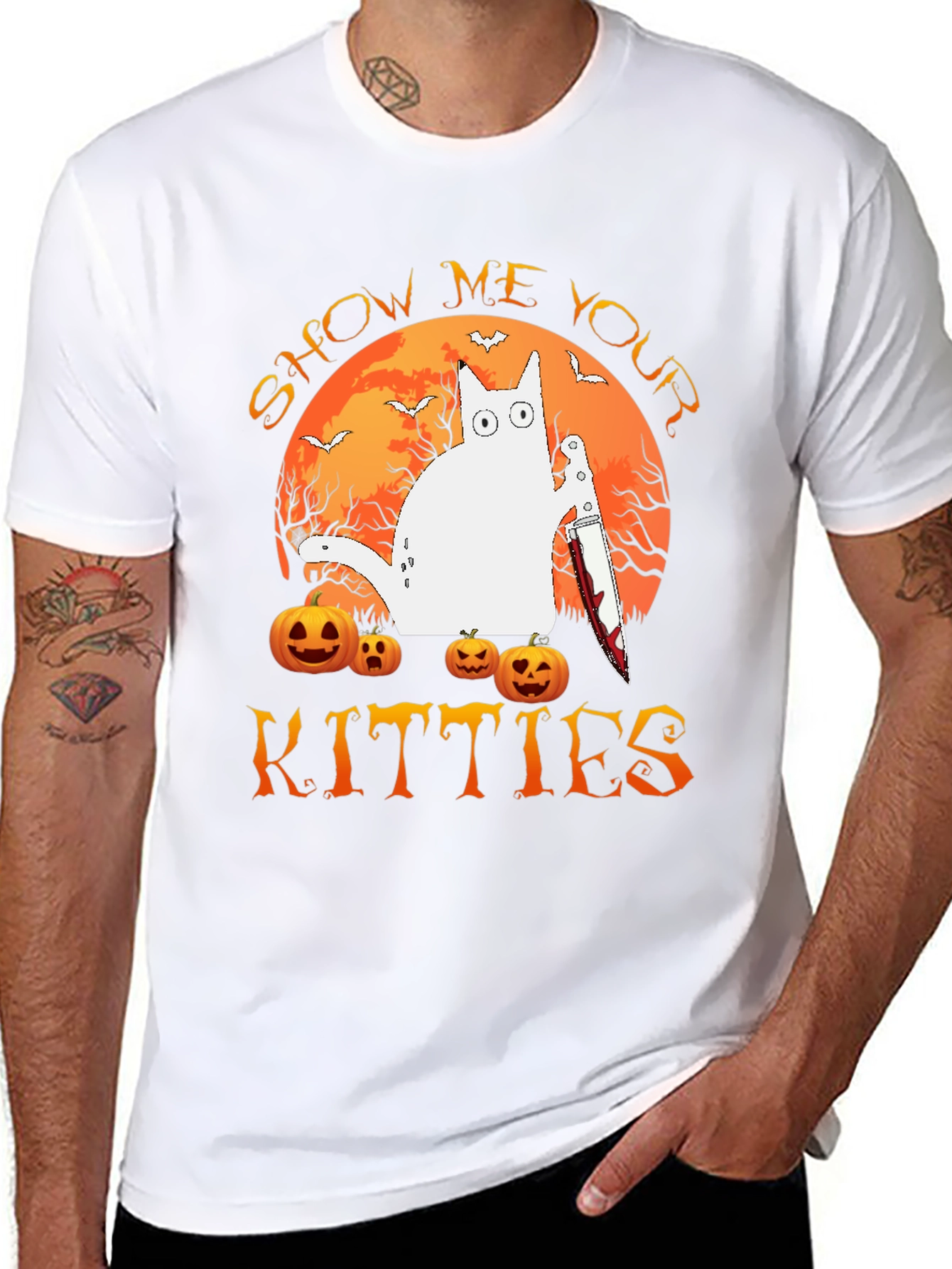 Halloween Show Me Your Kitties T-Shirt