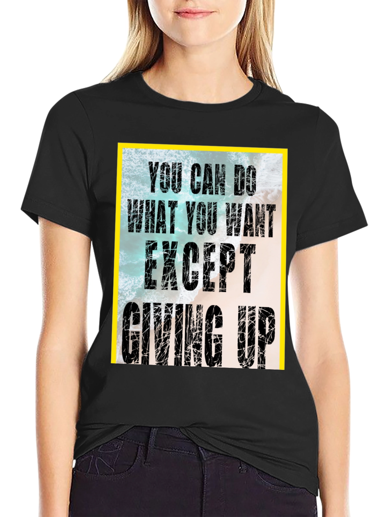 Motivational Graphic Tee - You Can Do It!