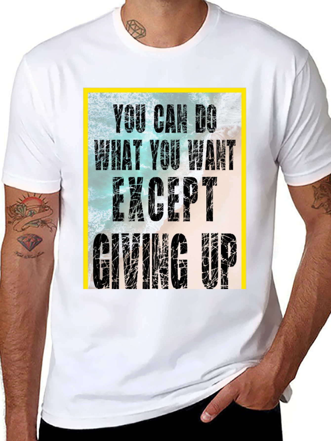 Motivational Graphic Tee - You Can Do It!