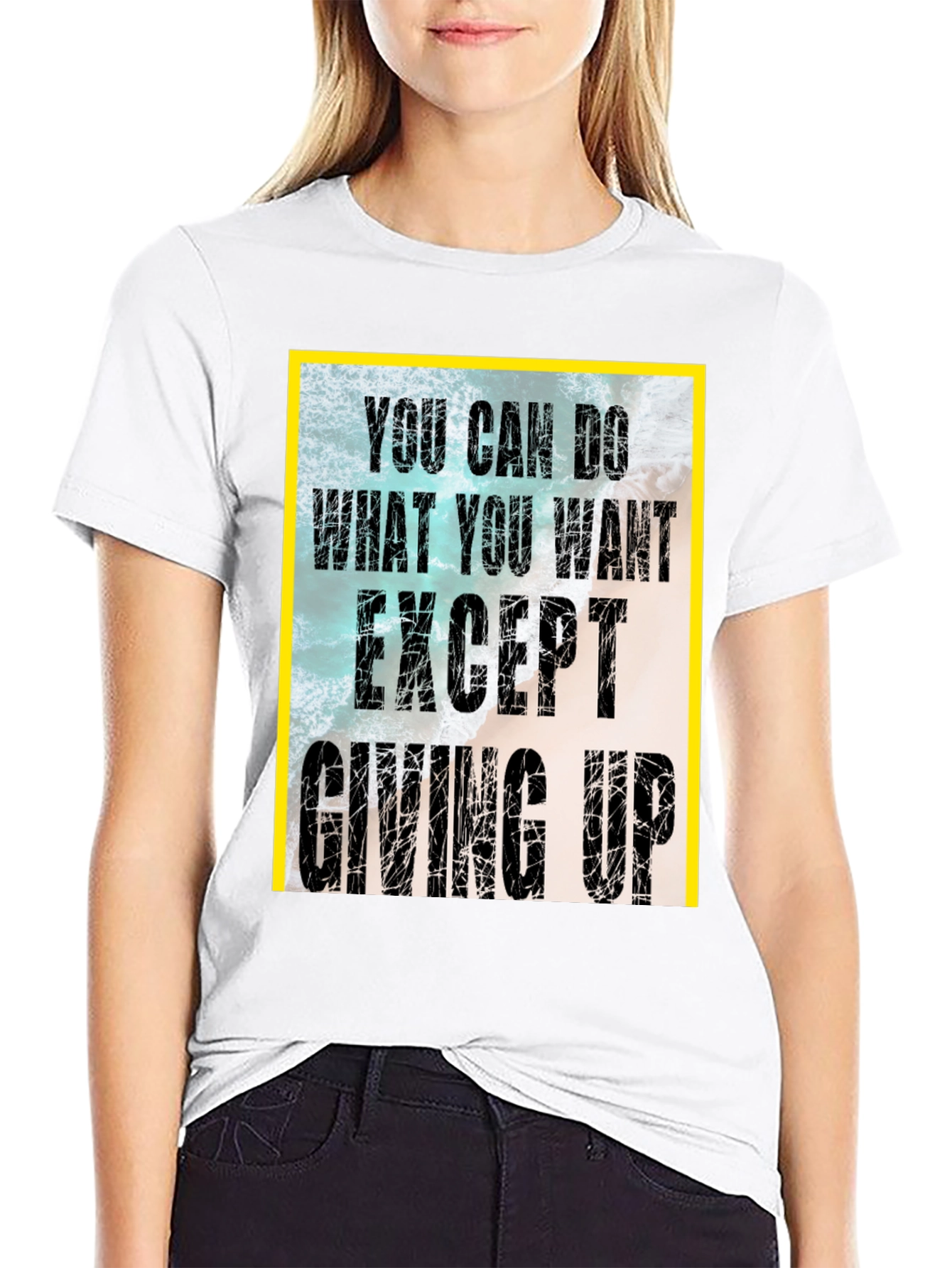 Motivational Graphic Tee - You Can Do It!