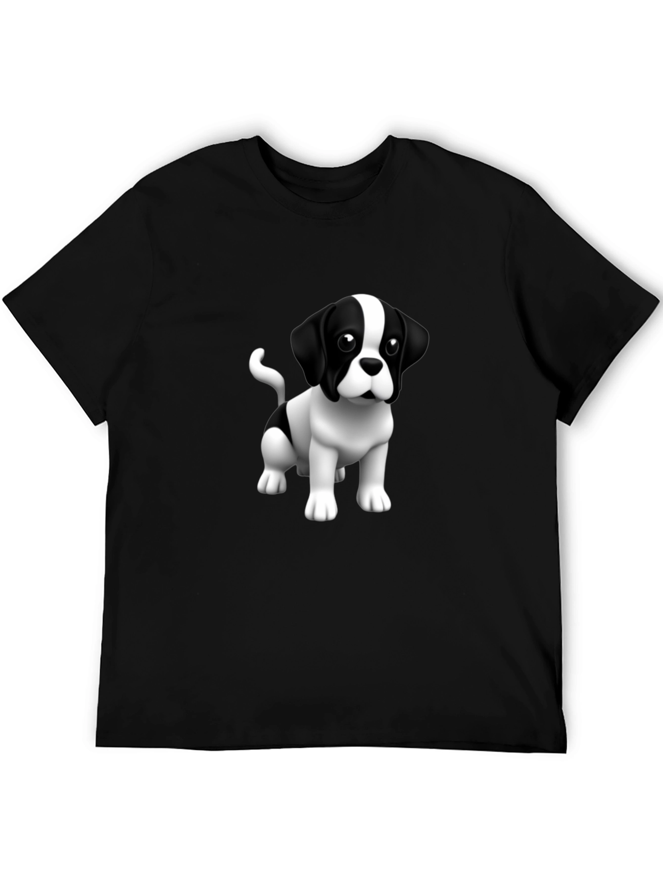 Dog Graphic Tee - Cute Cartoon Puppy T-Shirt